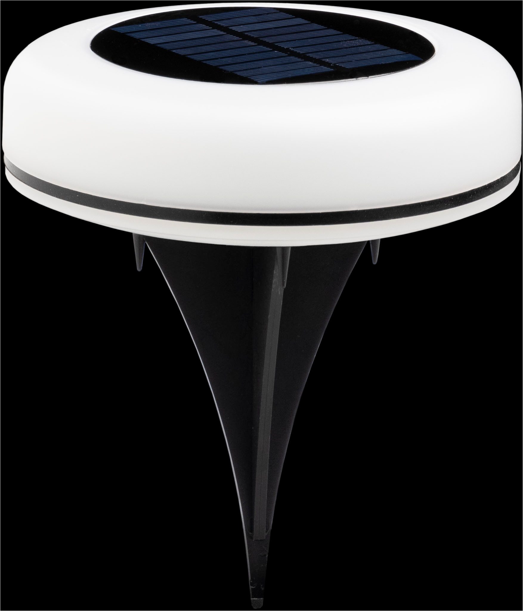 Luxform Gartenleuchte Luxform Solar Leshy, LED fest integriert, Warmweiß, RGB-Gartenleuchte, Solarenergie, Smarthome, kabellos