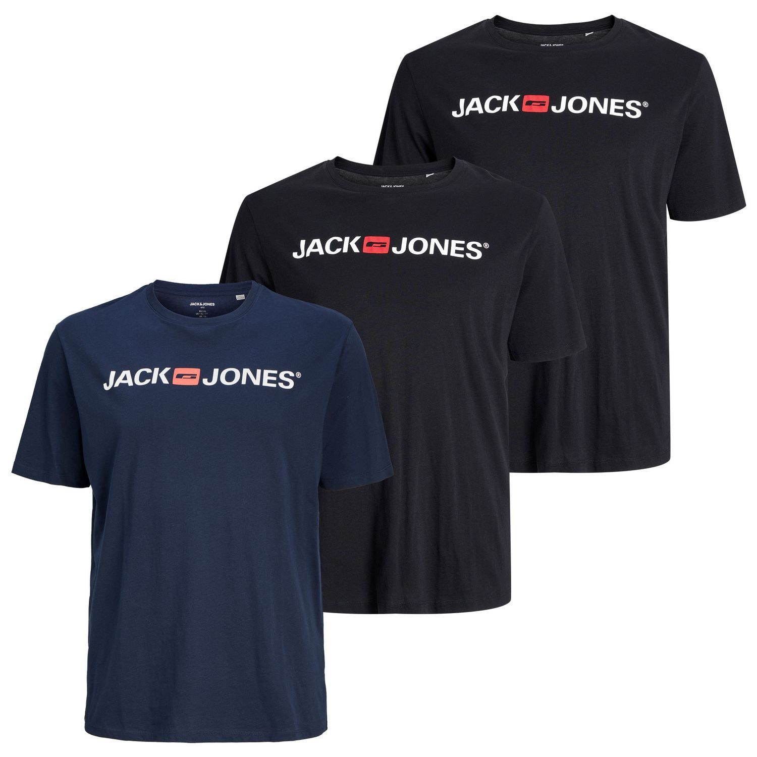 2 x Schwarz / 1 x Navy