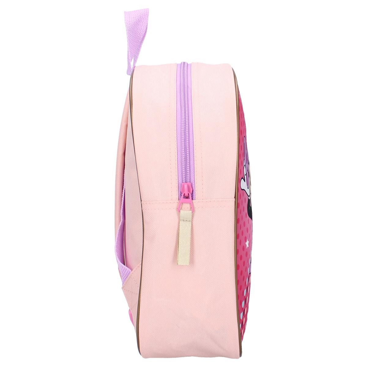Vadobag Kinderrucksack Kinderrucksack 5 Liter Minnie Maus I Like Smiles (1-tlg), I Like Smiles – Bild 4 von 4