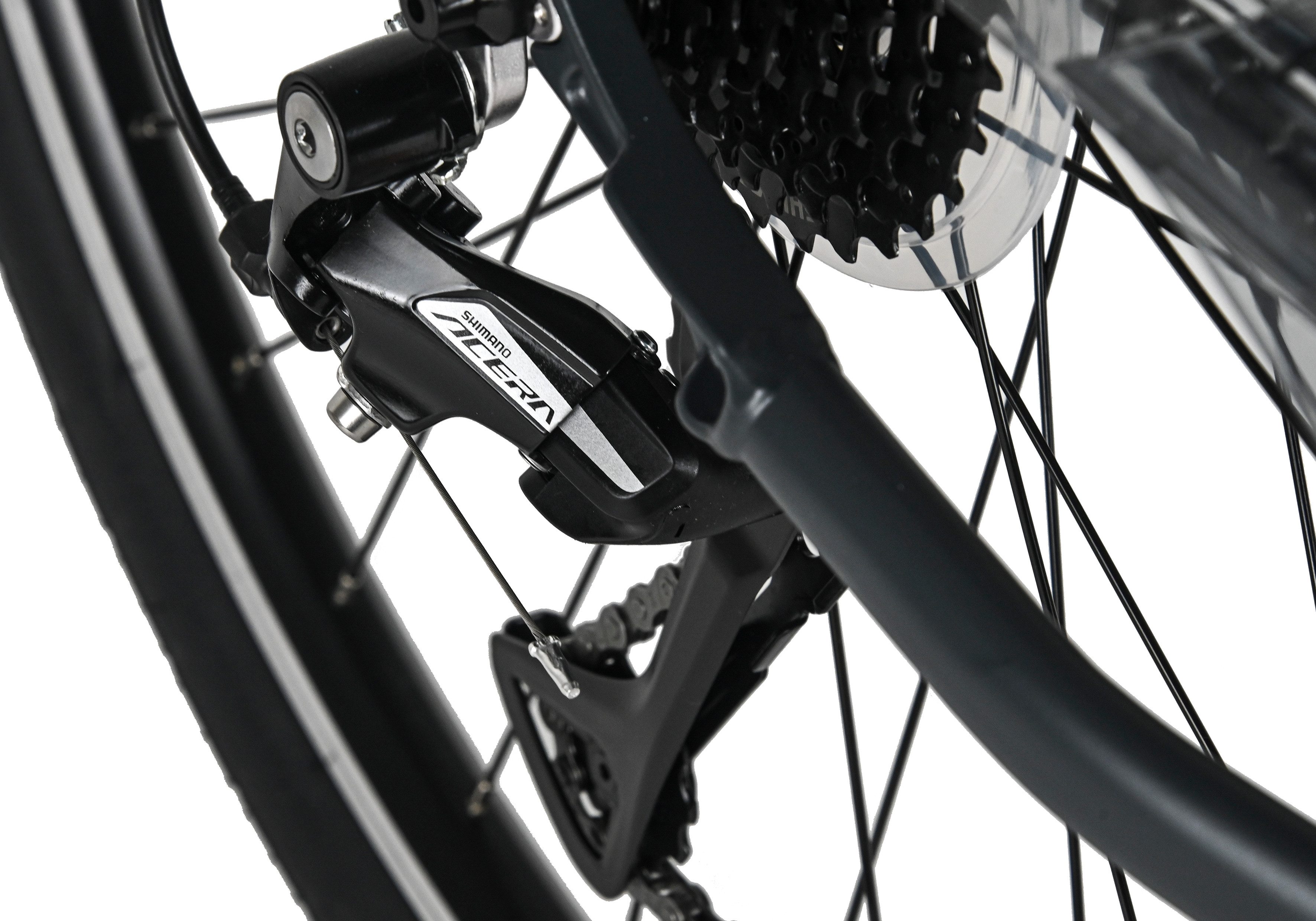 Dacapo Trekking Bike Firenze 200 Anthracite 24 gears Frame size 53 cm, 24-speed Shimano Acera derailleur, derailleur gears