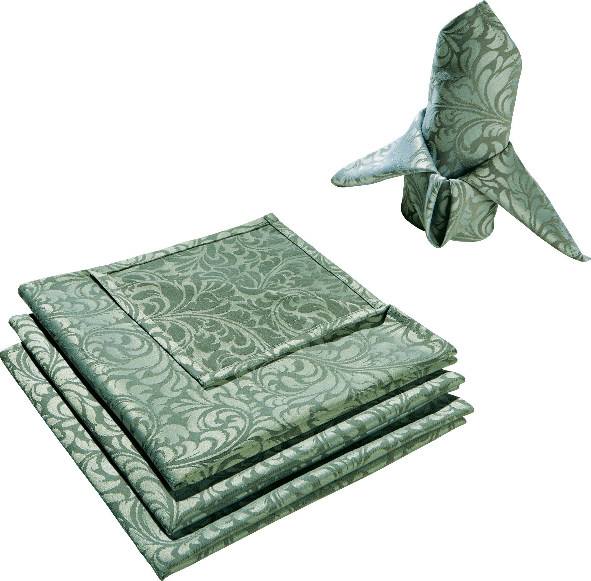 Erwin Müller Stoffserviette Serviette "Hamm" 4er-Pack, Uni