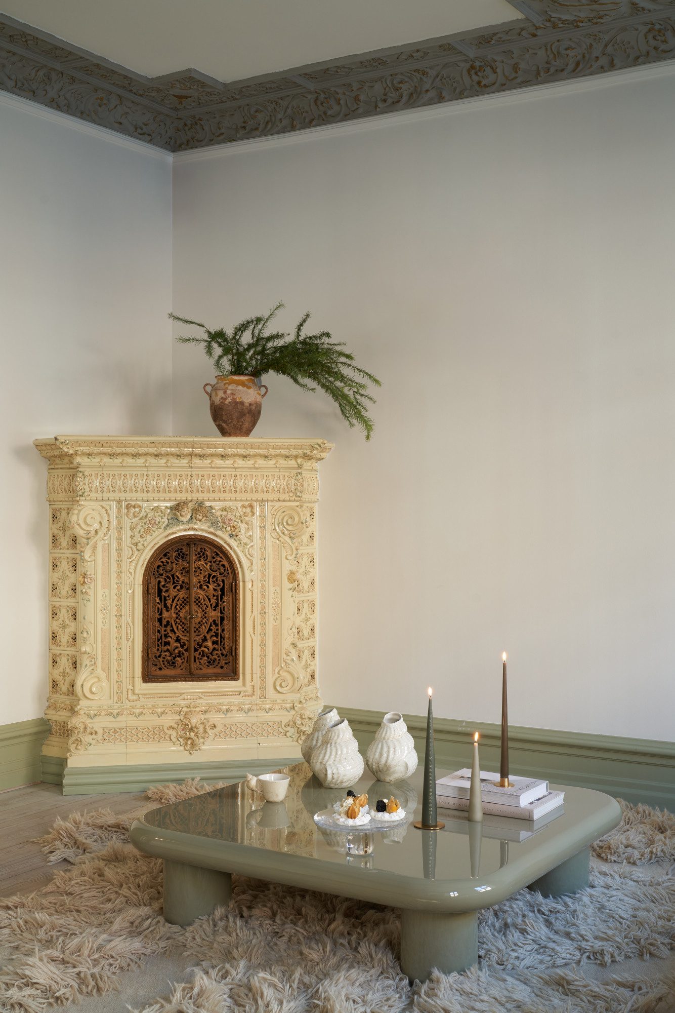 ester & erik Spitzkerze Ester & Erik Kegel Kerze 37 cm 2er Set