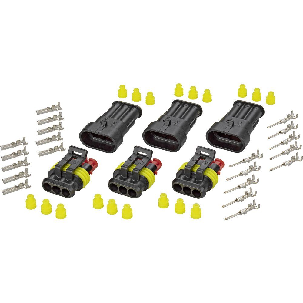 TE Connectivity Superseal Set AMP-Superseal 1.5mm Series Polzahl Gesam Installationskabel