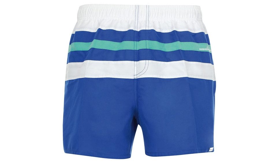 wavebreaker Badeshorts Badeshort blau/weiss/türkis