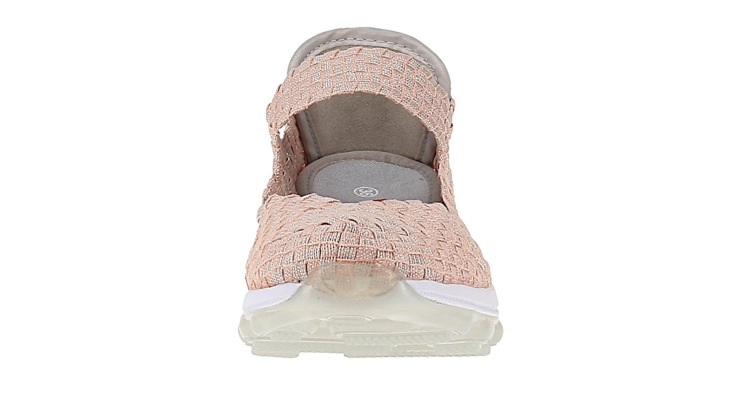 BERNIE MEV Bernie Mev Gummies Cuddly - Damen Ballerinas - Blush-Shimmer Sneaker