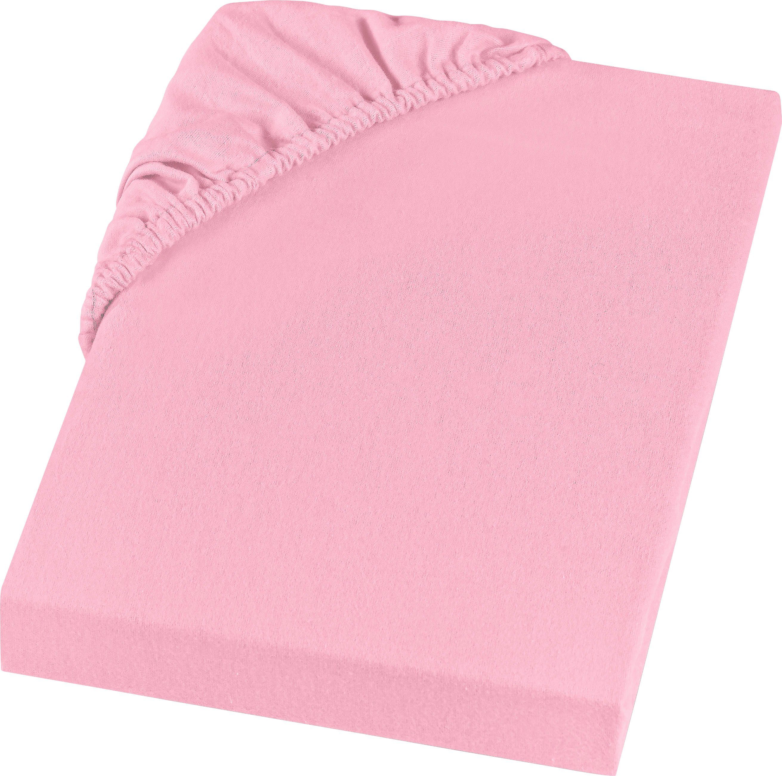 SETEX Spannbettlaken REFIBRA Feinbiber, Feinbiber, Gummizug: rundum, (1 Stück), aus bis zu 60% recycelten Fasern