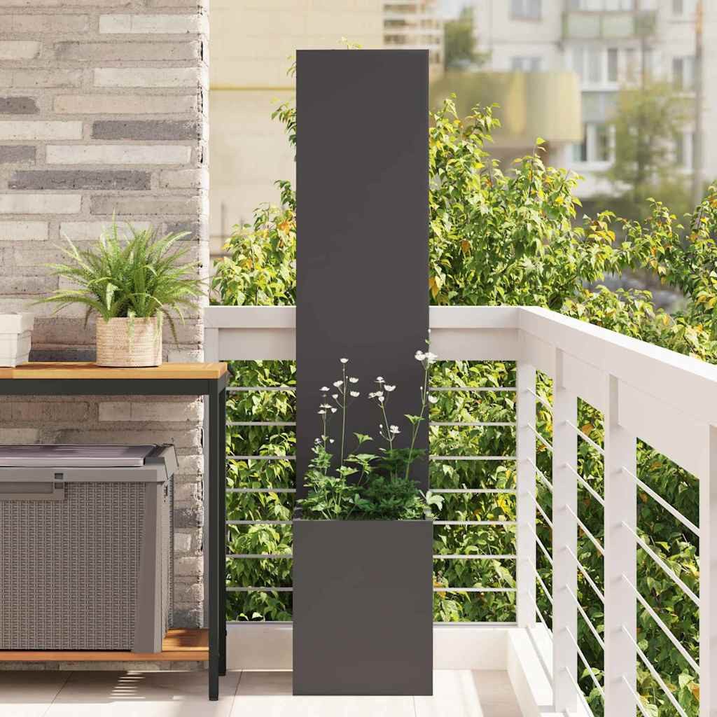 vidaXL Sichtschutzelement, Garten Sichtschutz-Leinwand Schwarz 32 x 140 cm