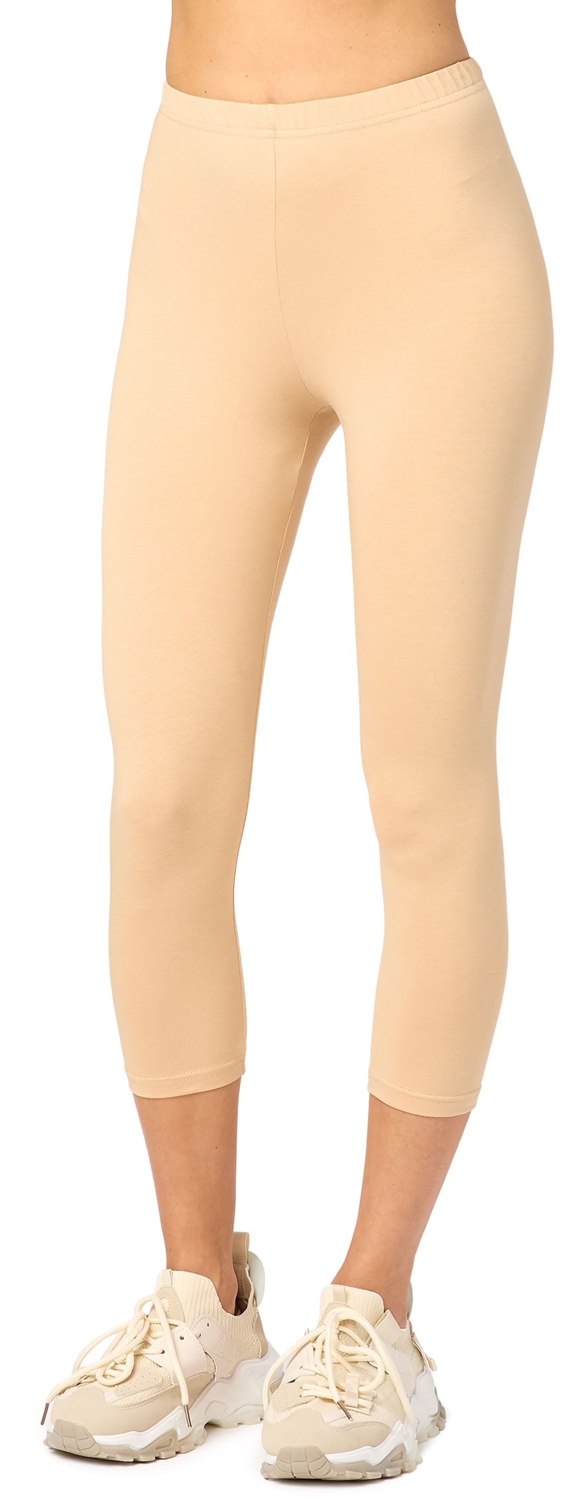 Merry Style Leggings Caprihose Damen 3/4 Hose MS10-199 (1-tlg) aus Baumwoll günstig online kaufen