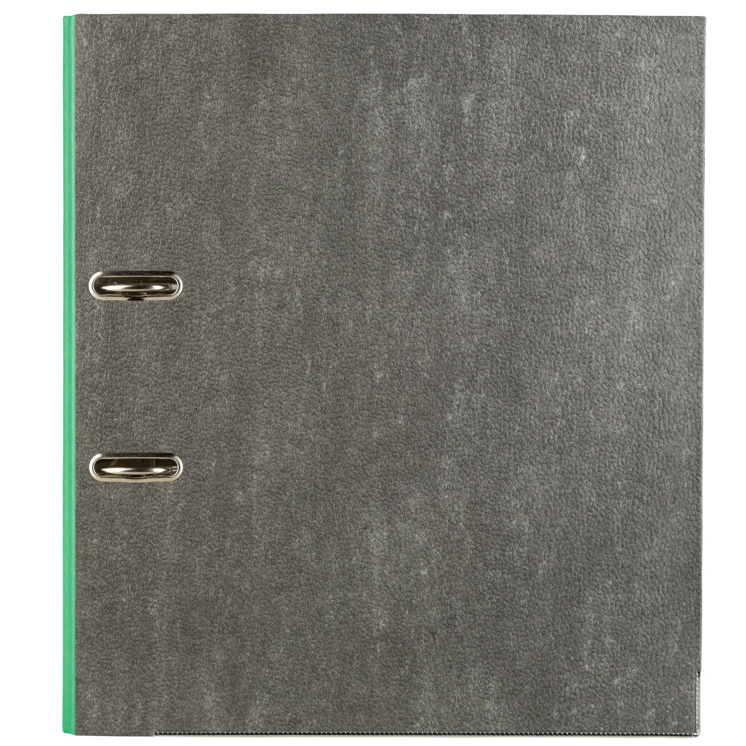 Idena Aktenordner Idena 303063 - Ordner für DIN A4, 8 cm breit, Wolkenmarmor, grün, 1