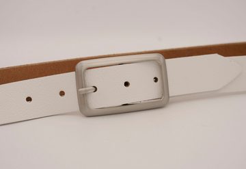 AnnaMatoni Ledergürtel mit silberner Schließe