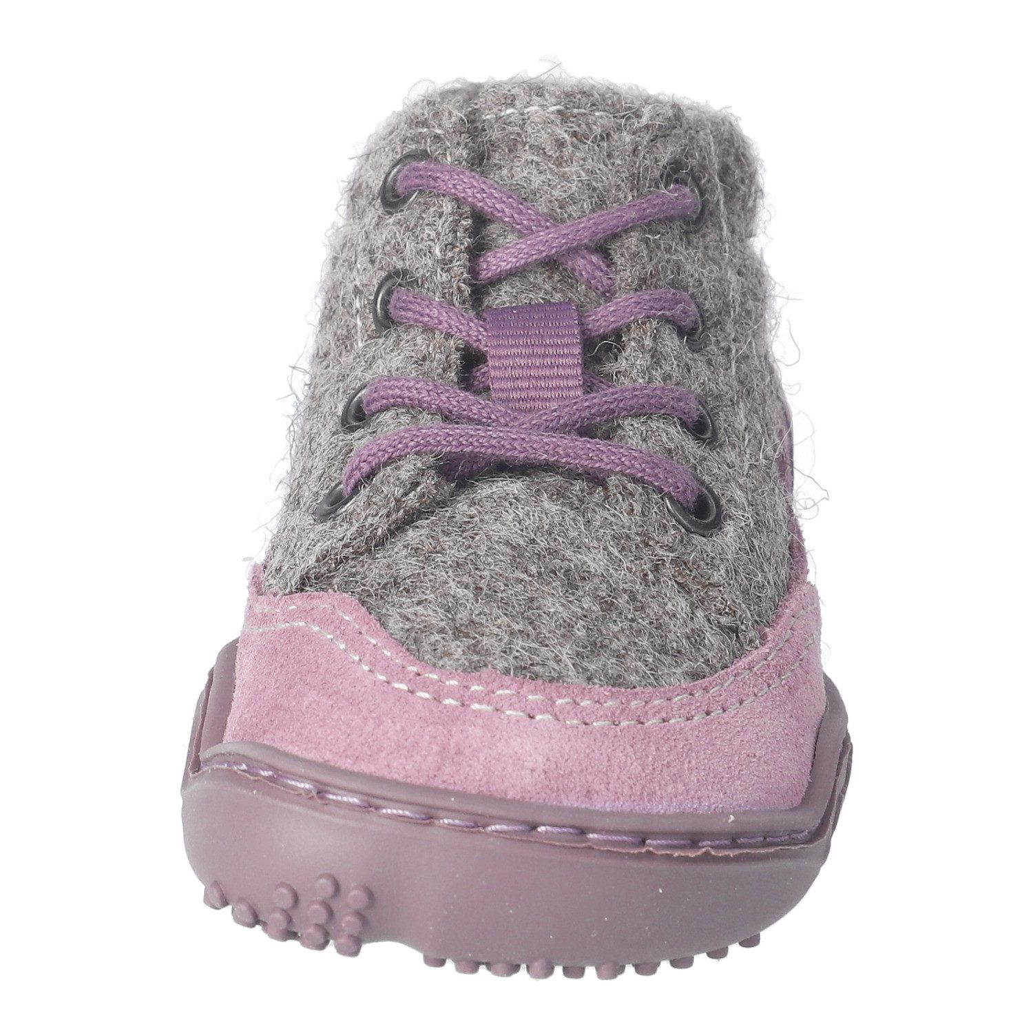 qnuffs WEIDE Barfußschuh Schnürschuh mit Namenschild an der Rückseite – Bild 5 von 5