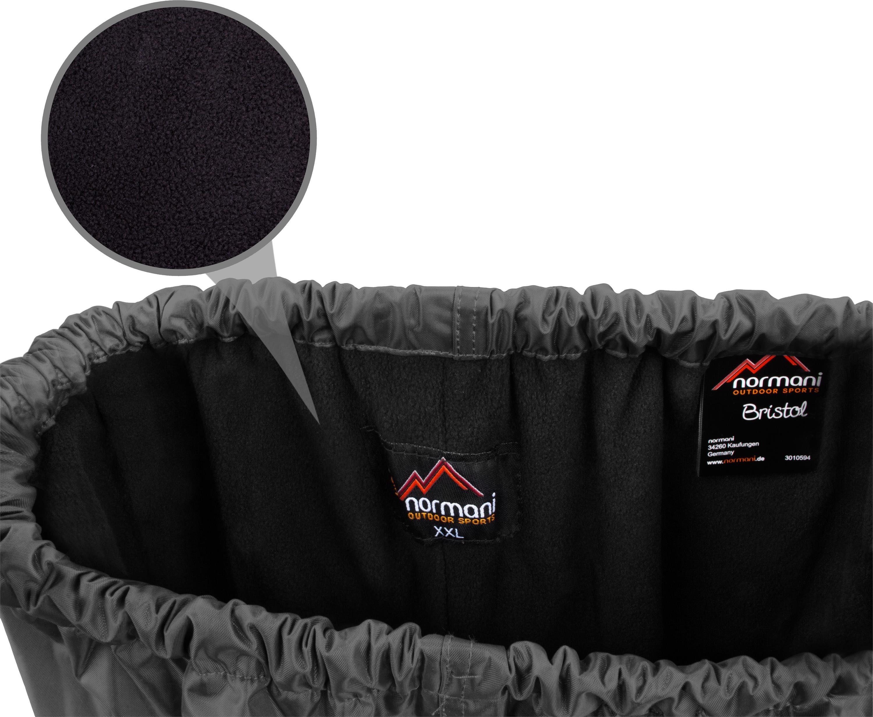 normani Regenhose Kinder Regenhose mit Fleecefutter Wasserdichte Kinderhose Matschhose Übergangshose für Junge und Mädchen
