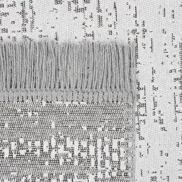 Teppich Teppich mit heller & dunkelgrauer Seite, TeppichHome24, rechteckig, Höhe: 5 mm