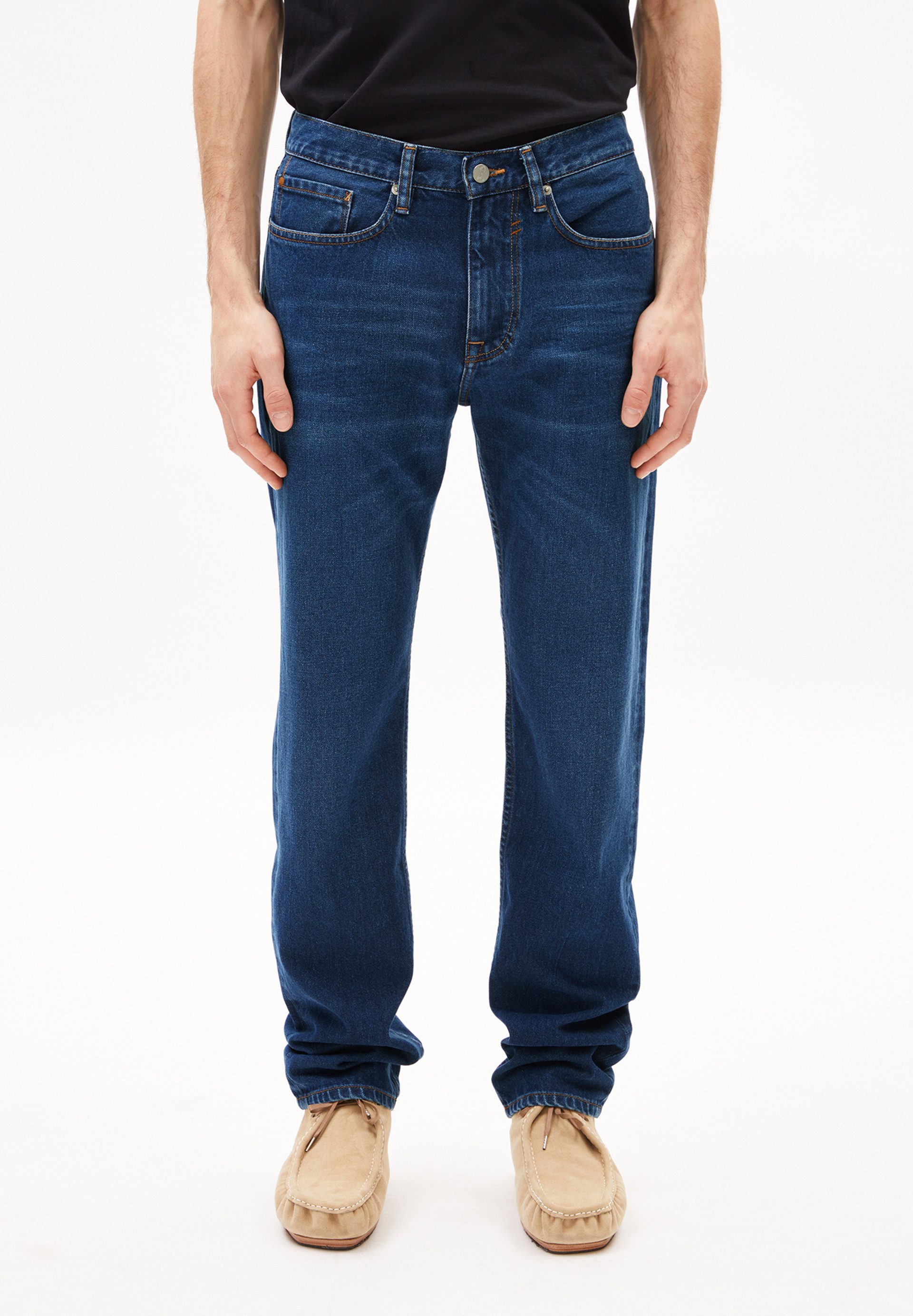 Straight-Jeans DYLAANO Slim Straight Jeans recycelte Baumwolle