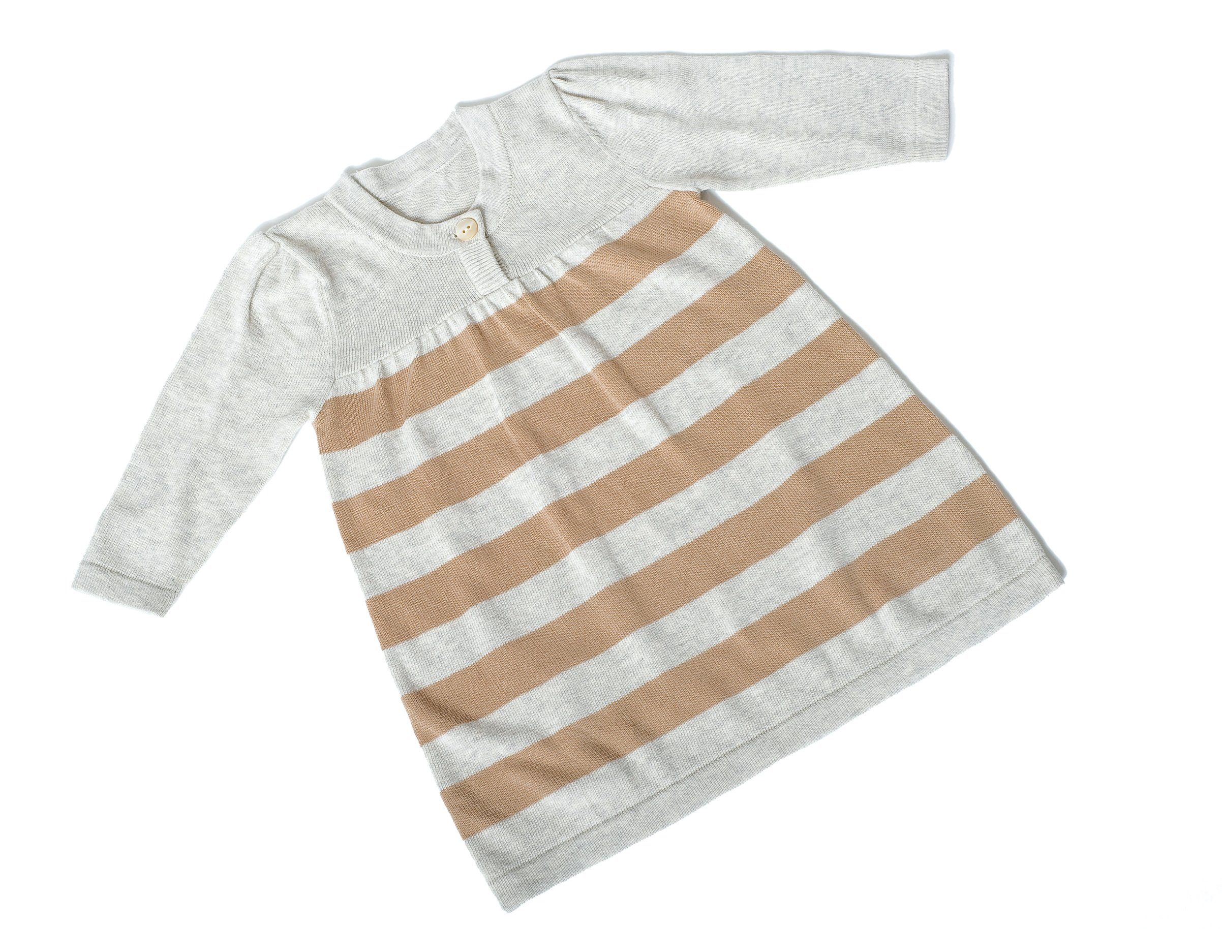 petit amour Strickkleid Baby- & Kleinkindermode SVANTJE Langarm Biobaumwolle (1-tlg) Aus Liebe zu den Kleinsten designed: 100% Biobaumwolle, gestreift