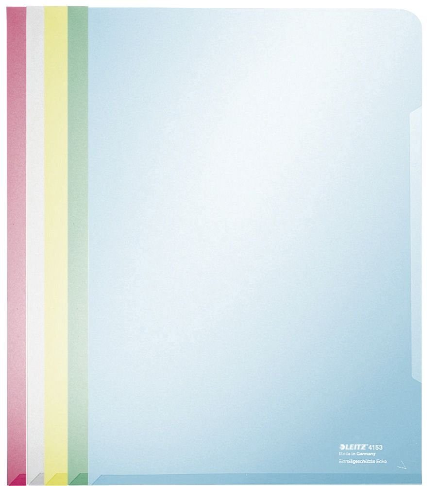 LEITZ Prospekthülle 4153 Sichthülle Super Premium, A4, PVC, dokumentenecht, sortiert