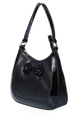 Banned Schultertasche Marlene Bow, Lack Zierschleife