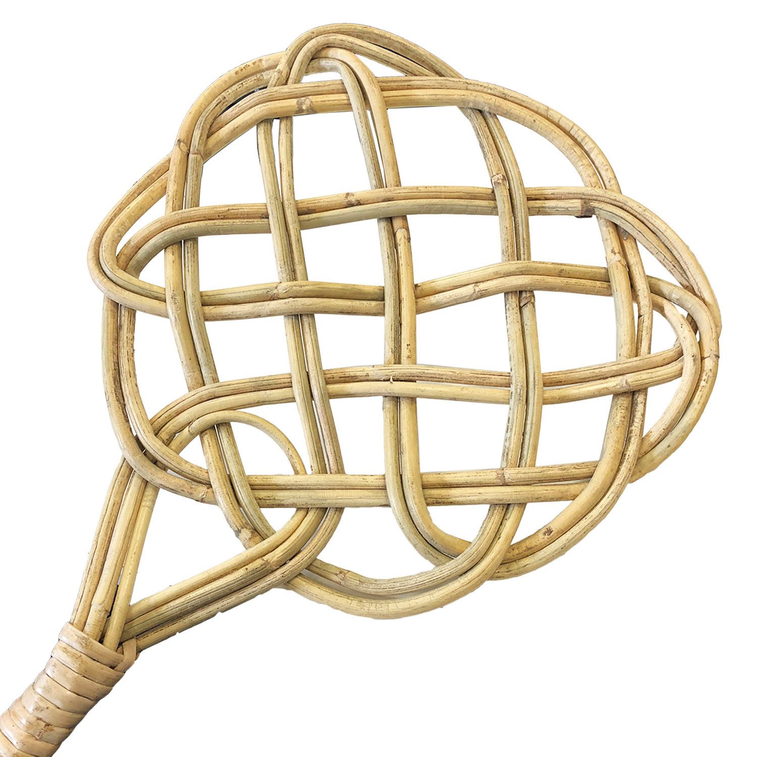 Mojawo Fußmatte Teppichklopfer Rattan L76xB25,5xH2,5cm günstig online kaufen