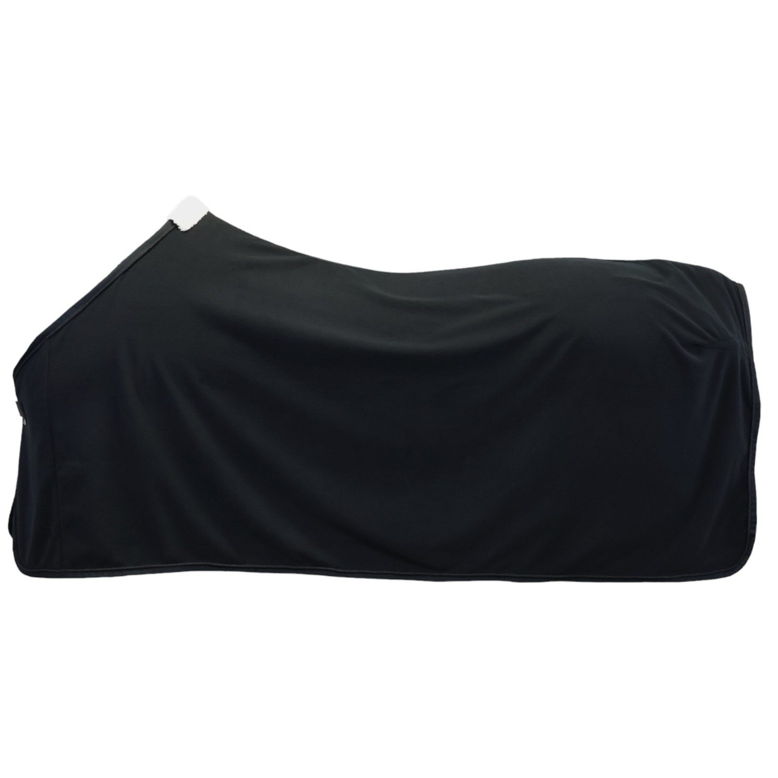 EQuest Pferde-Abschwitzdecke ALPHA FLEECE Abschwitzdecke für Pferde, schwarz, 135 cm