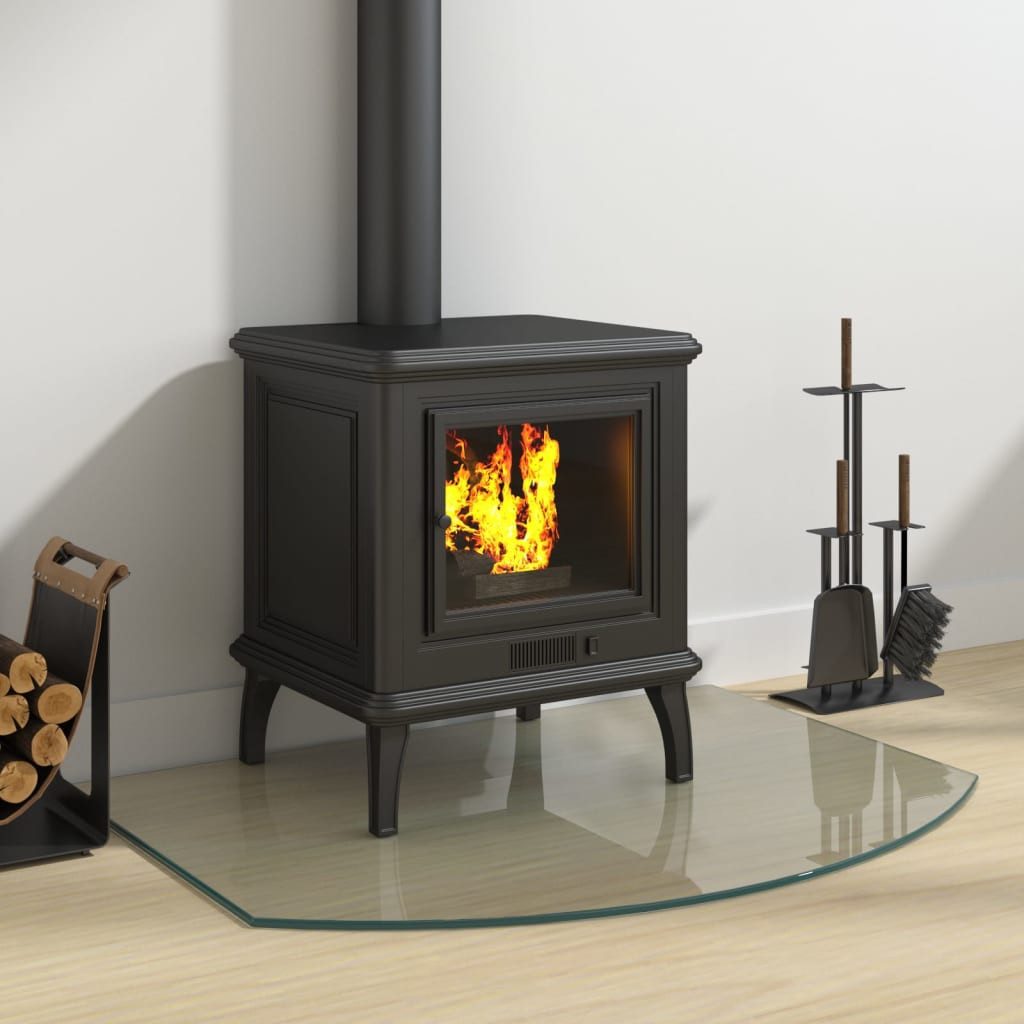 vidaXL Tischplatte Kaminofen Glasplatte 80x60 cm günstig online kaufen