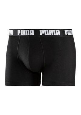 PUMA Boxer (Packung, 2-St) weiß+schwarz