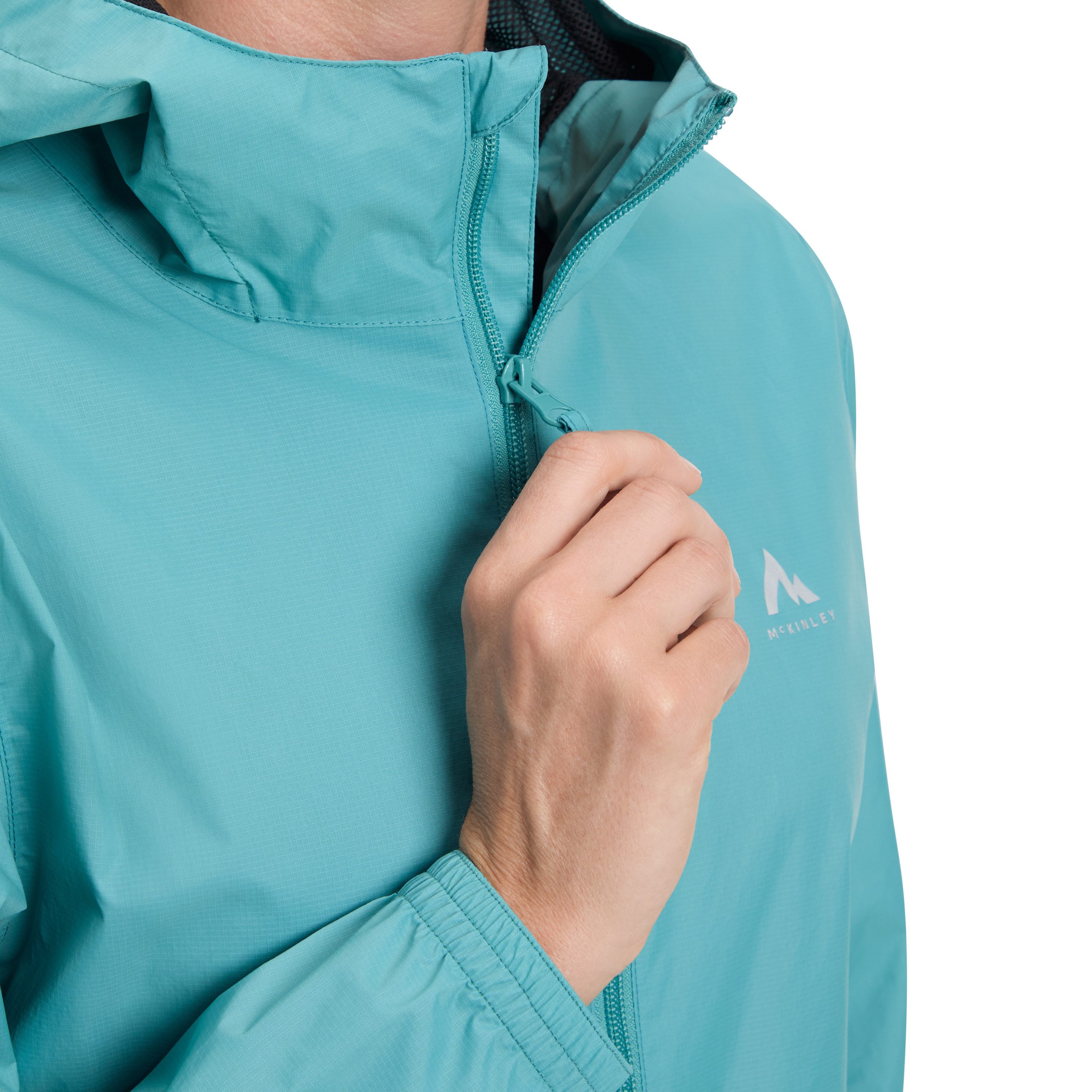 McKINLEY Regenjacke DA.-REGENJACKE KEREOL IV W sportlicher Stil, atmungsaktives Material, winddicht