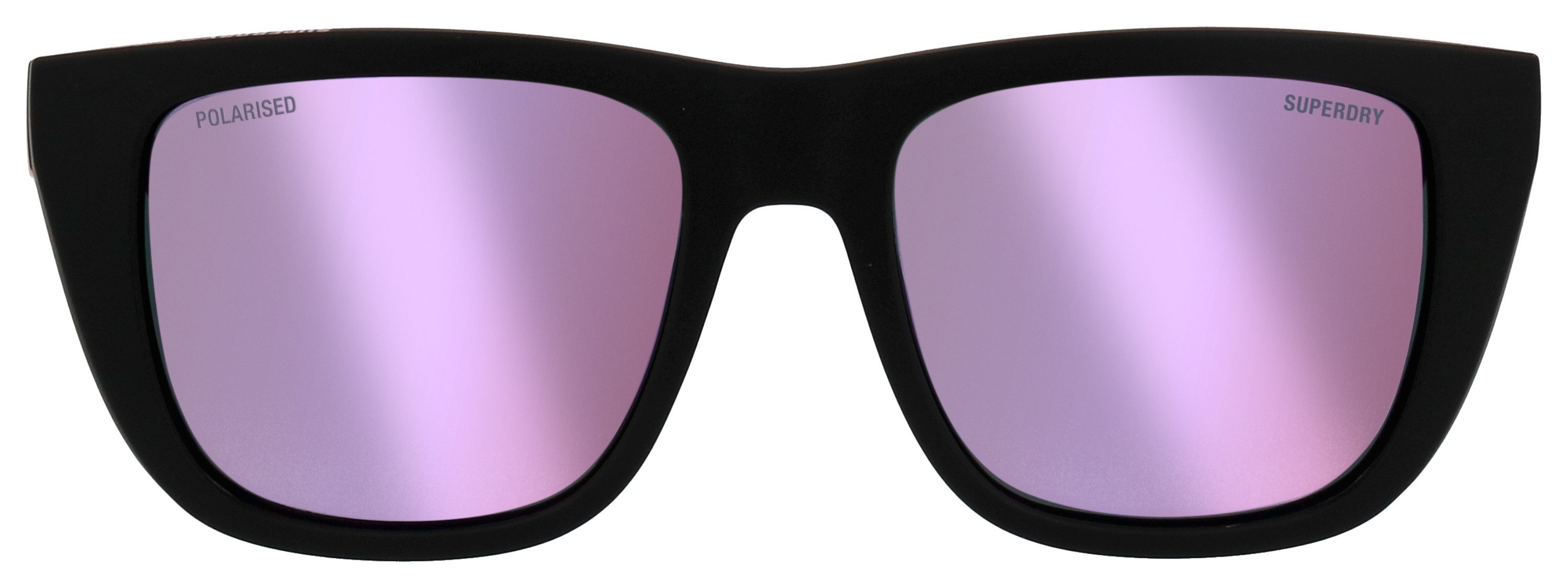 Superdry Sonnenbrille Modell 996075 Form Feminin, Logoschriftzug auf Bügel, Kunststofffassung