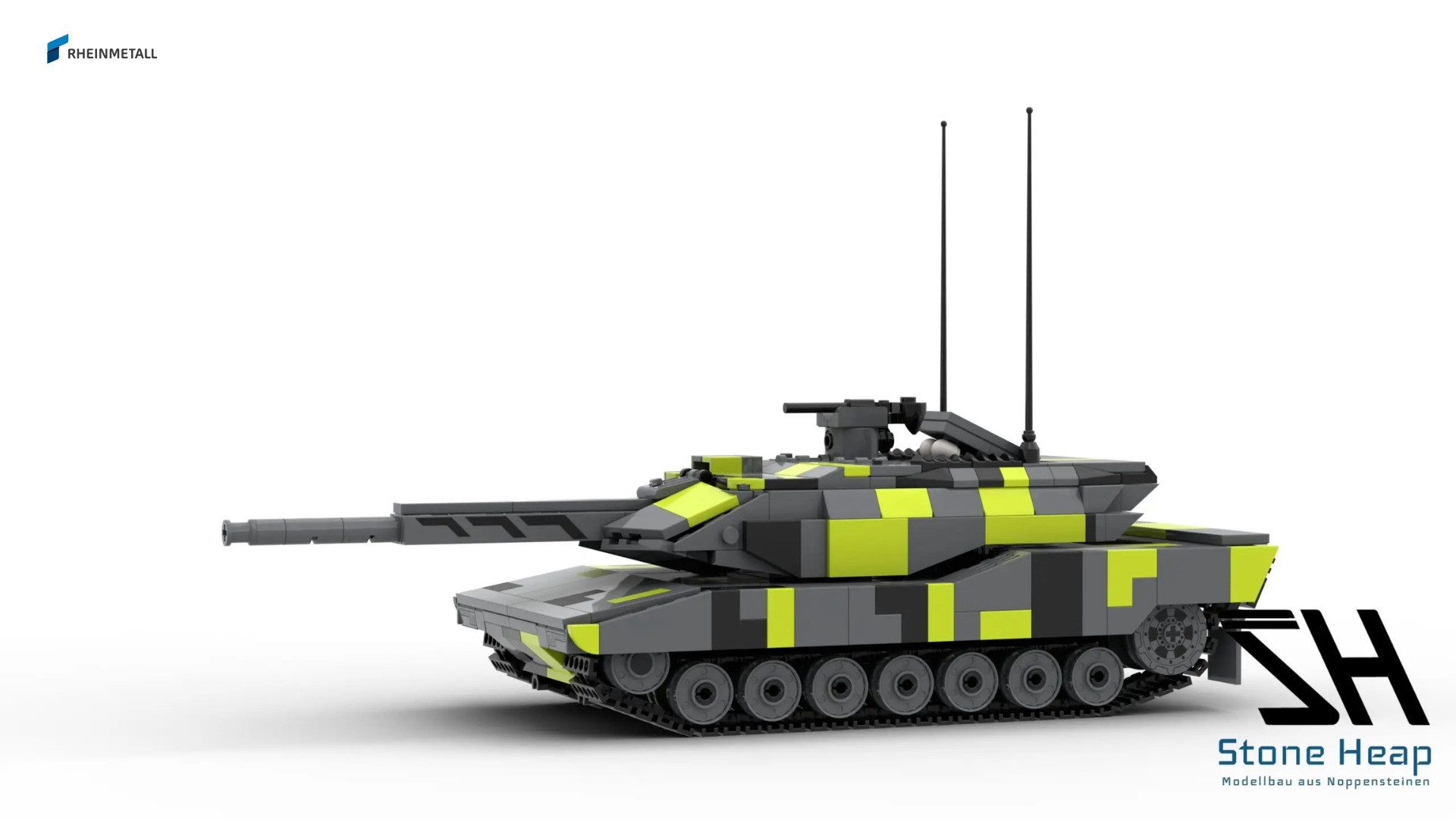 Stone Heap Stone Heap SH-6001 Rheinmetall – Panther KF51 Spielbausteine