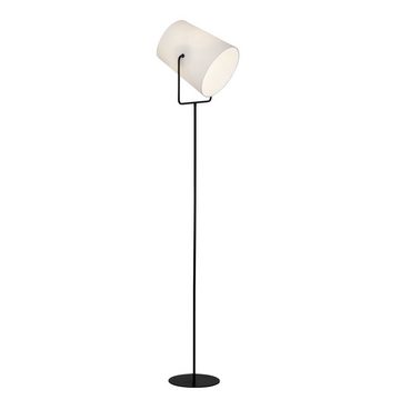 Lightbox Stehlampe, ohne Leuchtmittel, dekorative Stehleuchte mit Stoffschirm, schwenkbarer Kopf