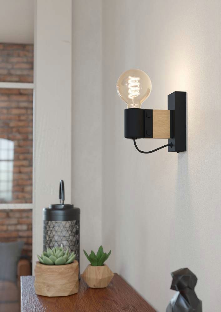 EGLO Wandleuchte BAILRIGG Wandlampe, Stahl und günstig online kaufen