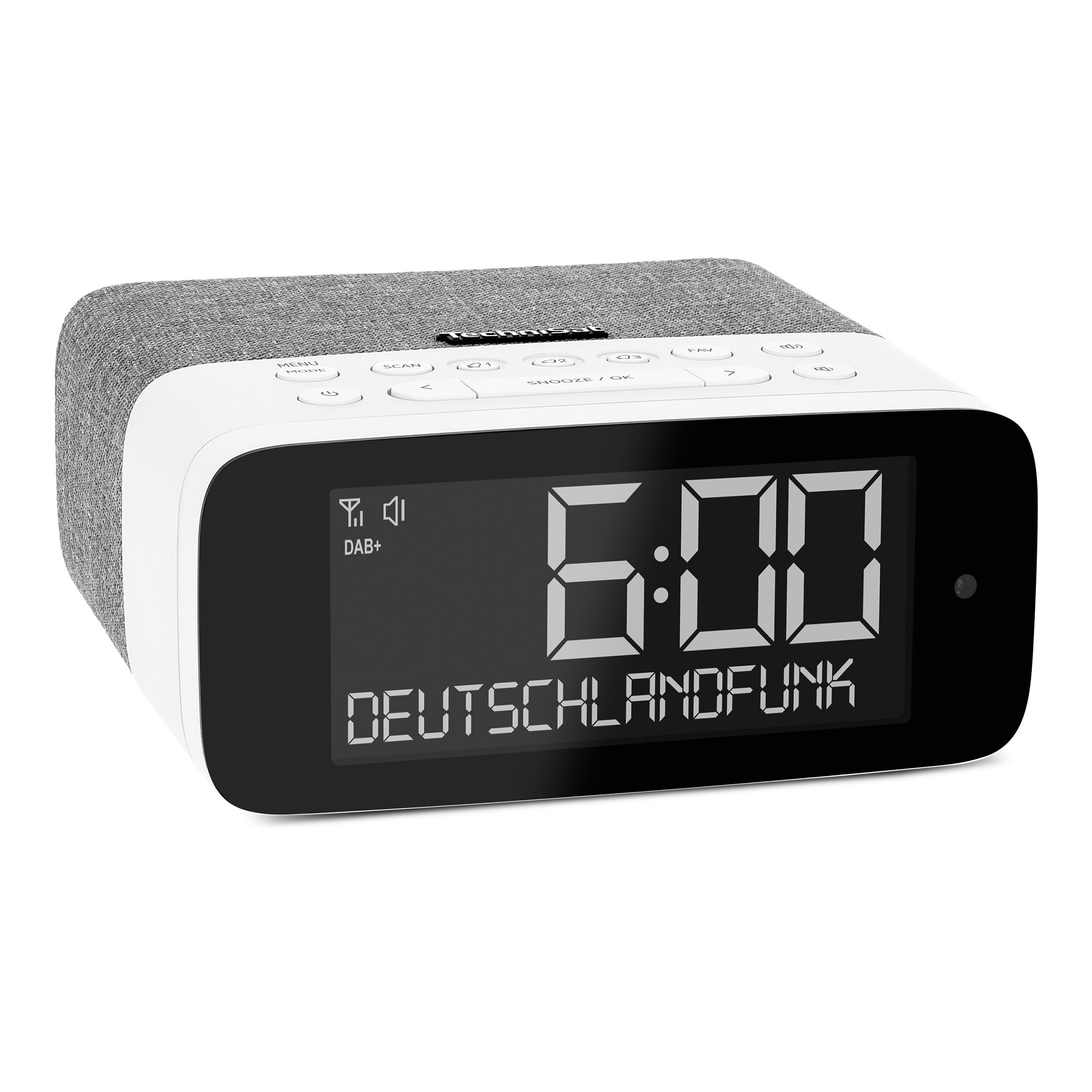 TechniSat Radiowecker DIGITRADIO 52 ASA DAB+, UKW, Bluetooth, Automatic Safety Alert, 3 Wecktimer, Sleeptimer