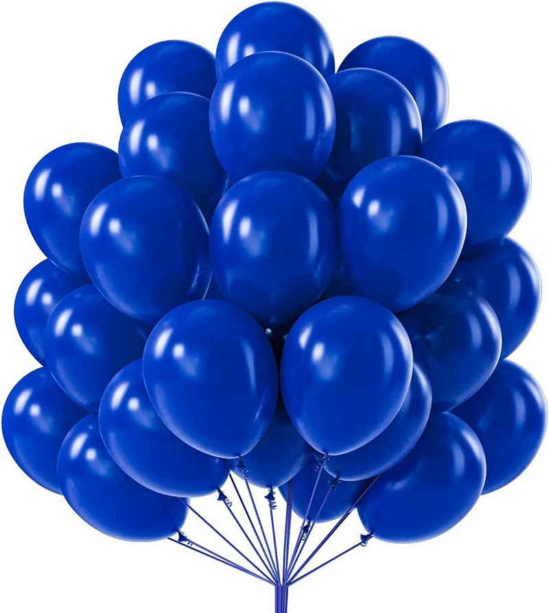 Matissa & Dad Luftballon 100er Pack Latex Luftballons für allgemeine Partydekoration 12,7cm