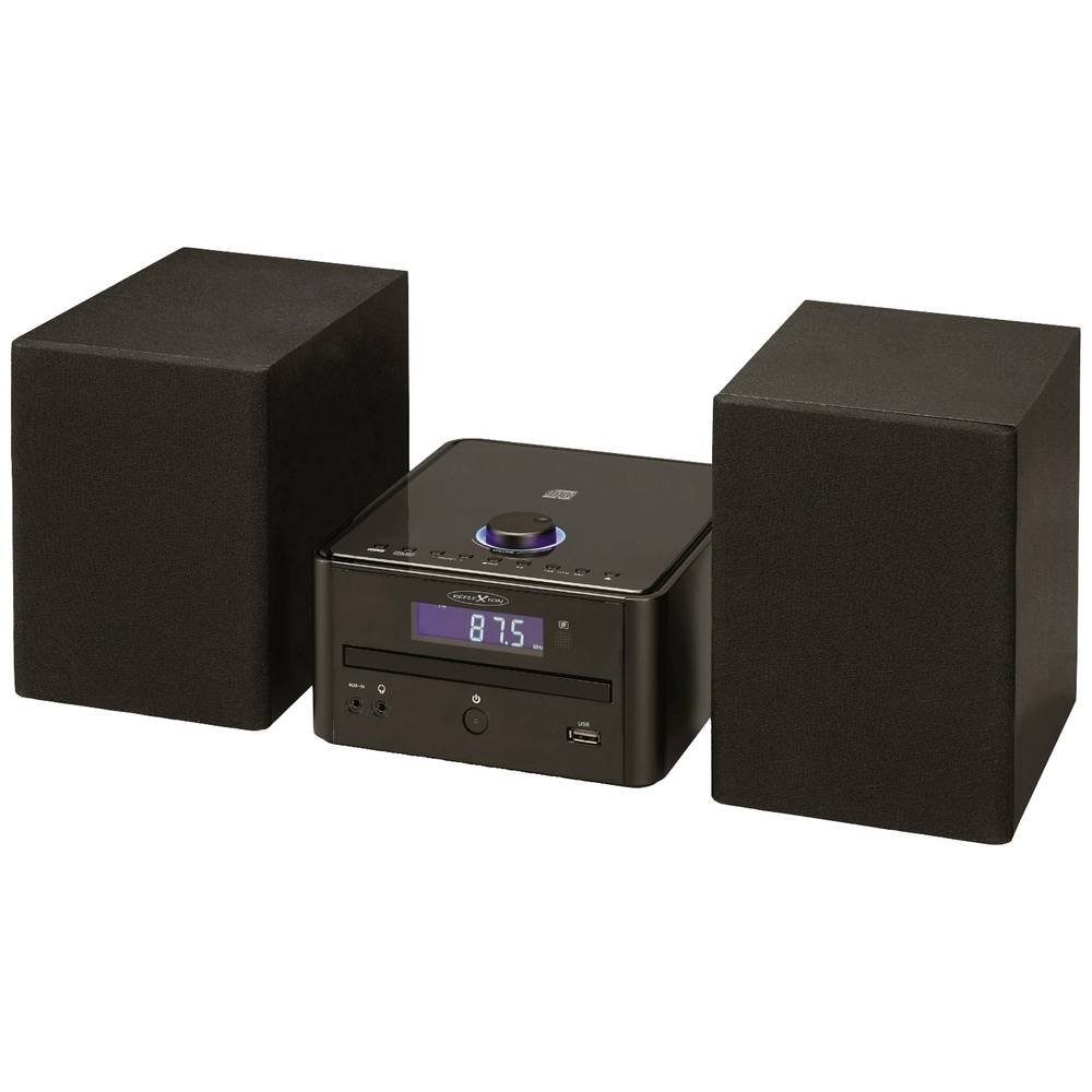 Reflexion Stereo Micro HiFi System Kompaktanlage mit UKW-Radio, CD Stereoanlage (Inkl. Fernbedienung, Inkl. Lautsprecherbox)