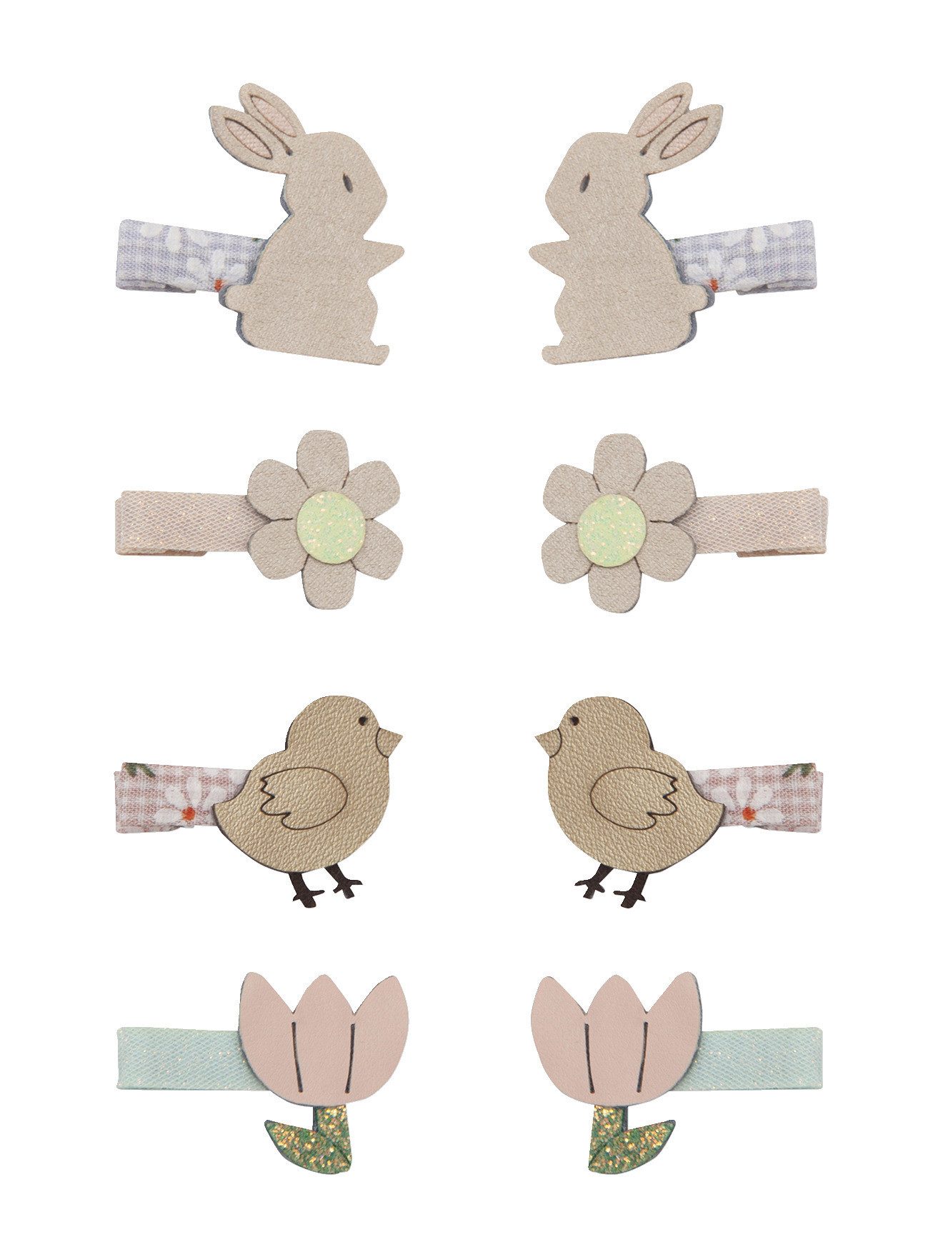 Mimi & Lula Haarband 8er-Set Mädchen Mini-Haarclips EASTER MINI CLIPS