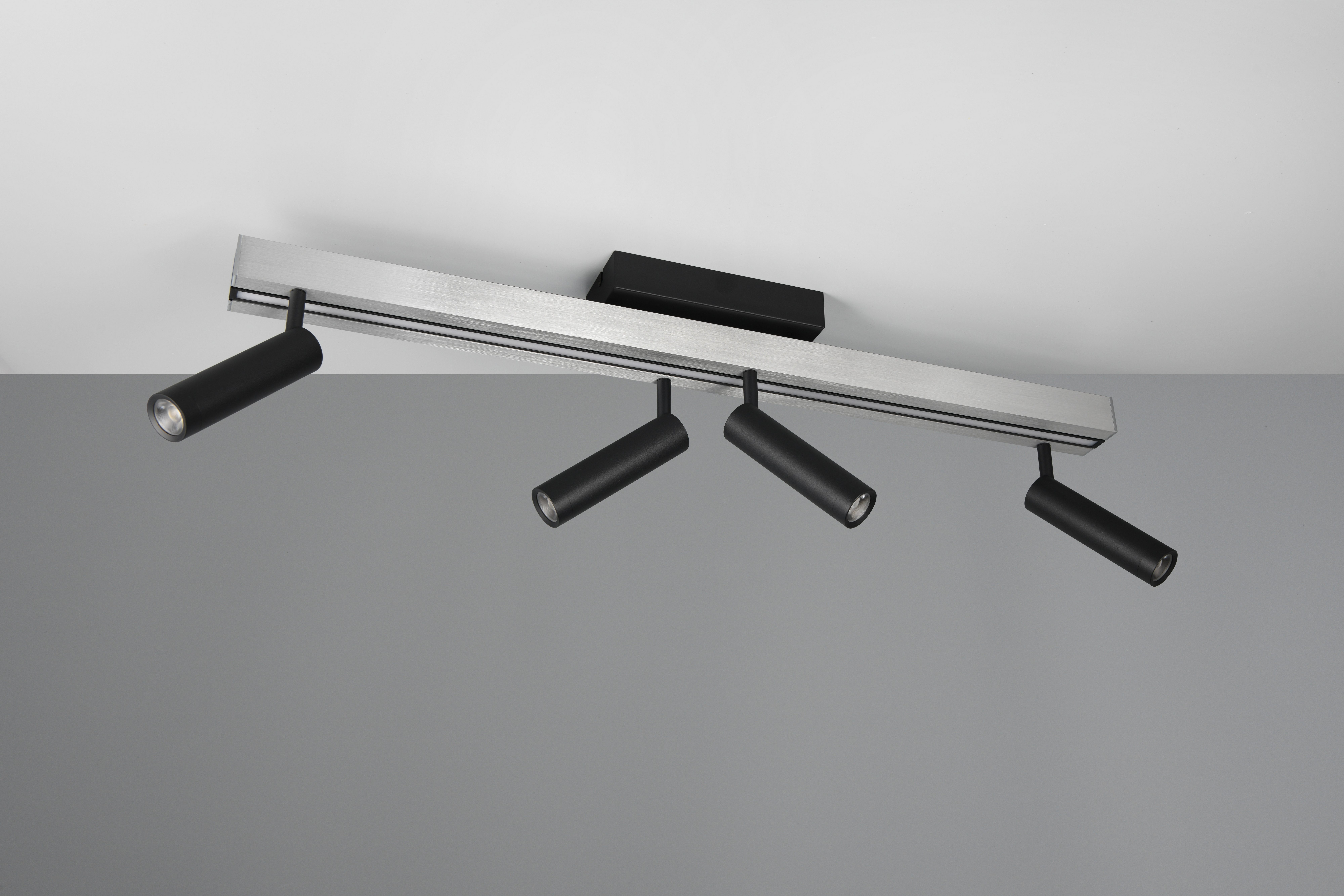 TRIO Leuchten LED Deckenleuchte ZENO ausziehbare LED Deckenlampe mit 4 verstellbaren Spots dimmbar CCT, getrennt schaltbar, LED fest integriert, warmweiß - kalt – Bild 4 von 5