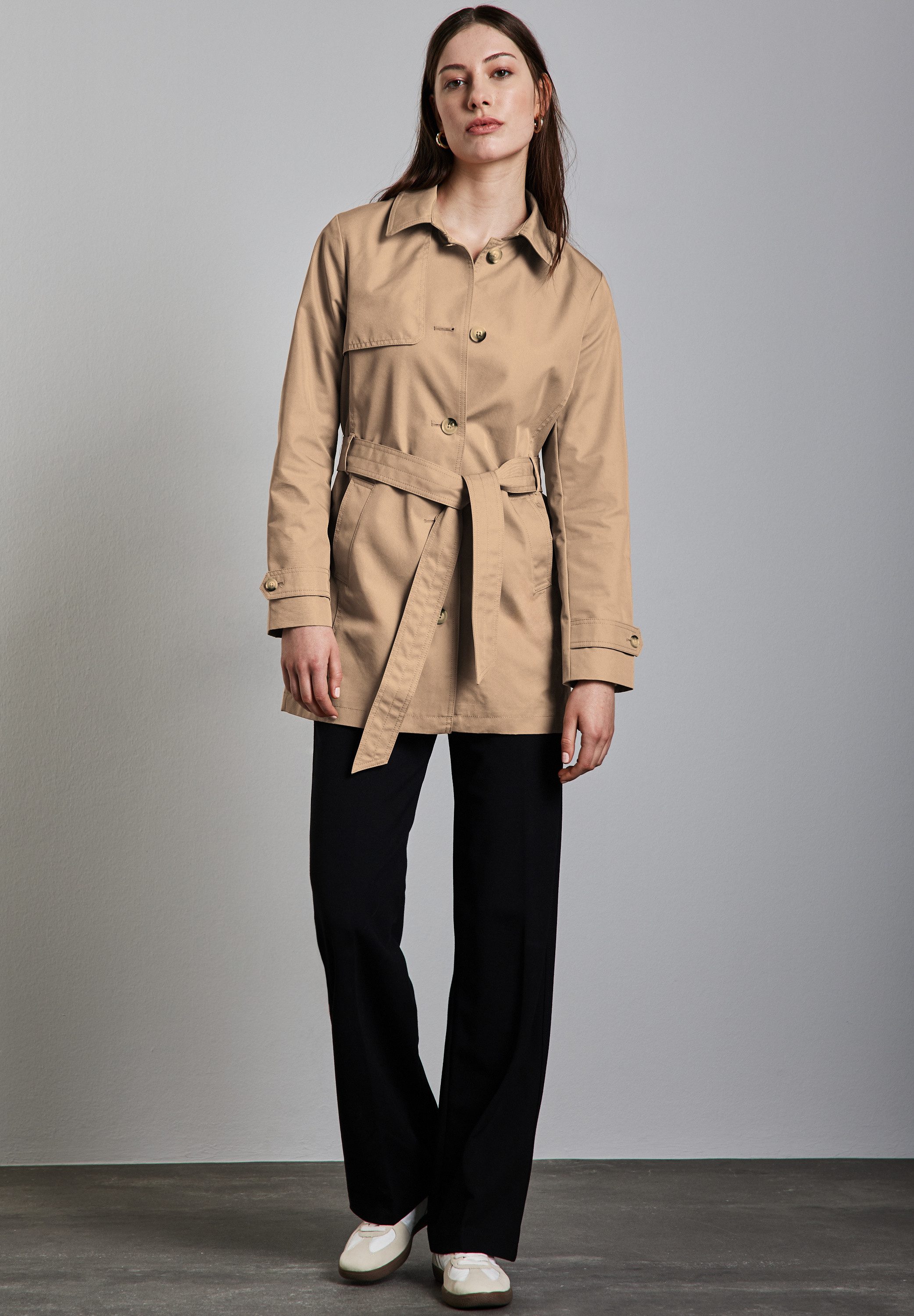 STREET ONE Trenchcoat mit Bindegürtel