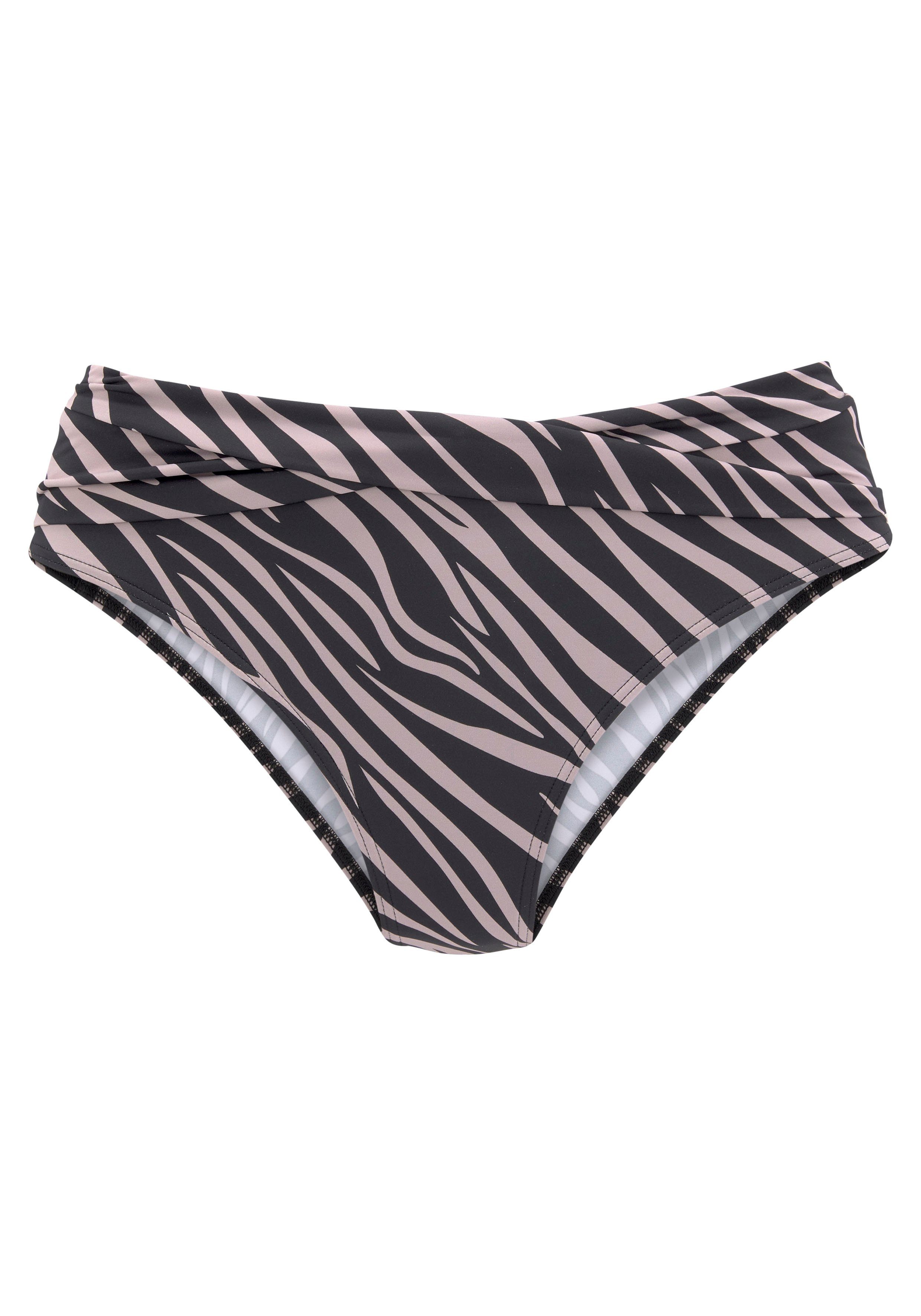 LASCANA Bikini-Hose Kaa mit Umschlagbund günstig online kaufen