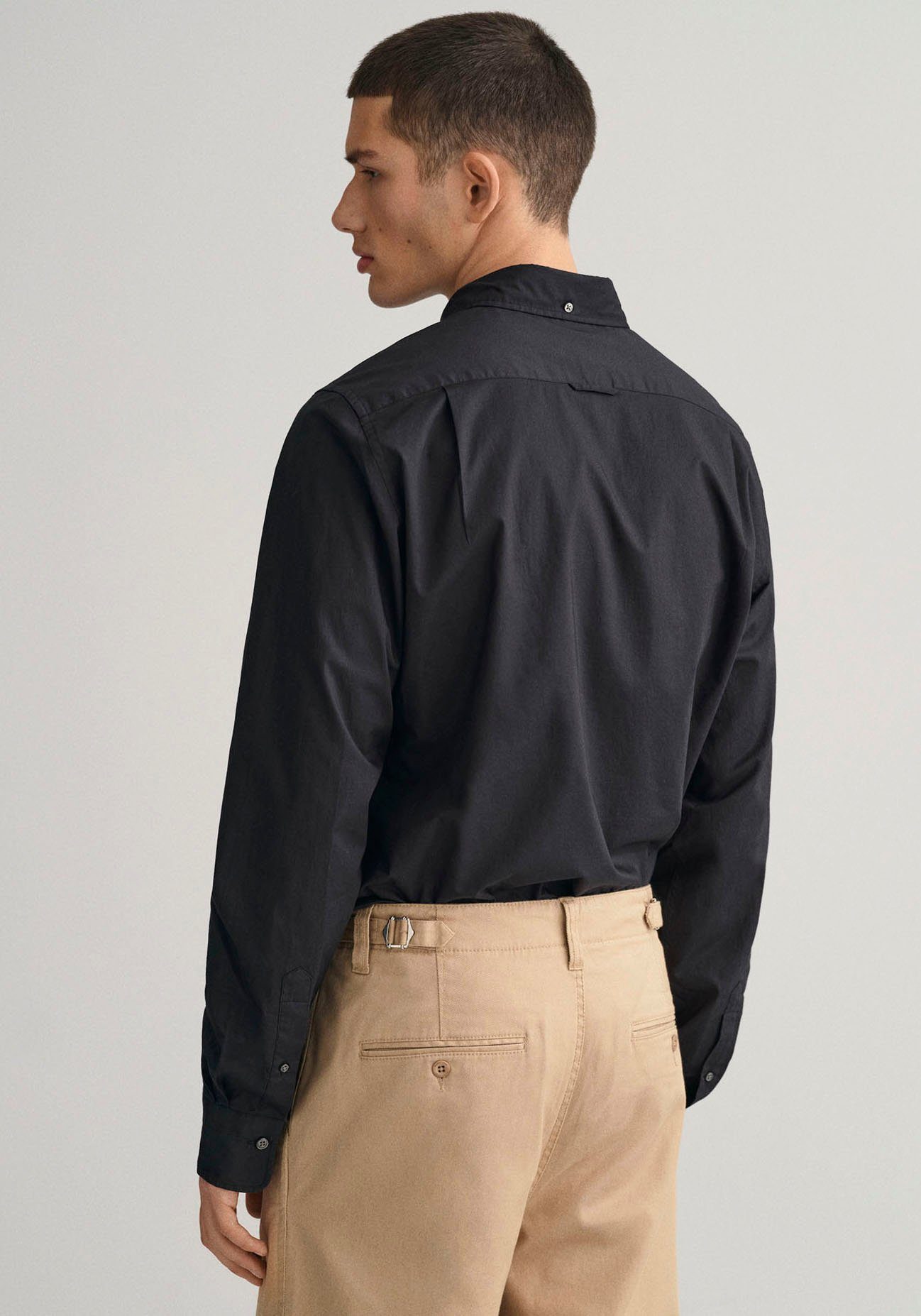 Gant Langarmhemd Slim Fit Popeline Hemd günstig online kaufen
