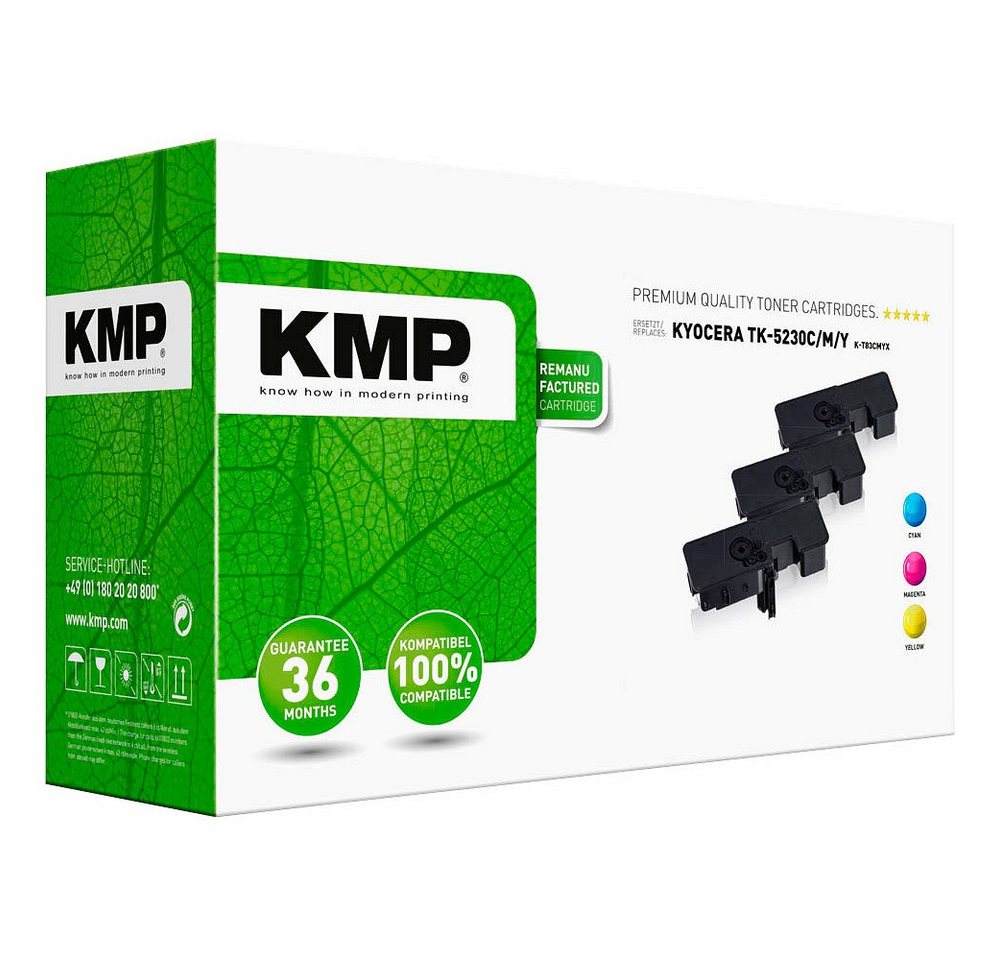 Thumbnail - KMP Tonerkartusche 1 Toner-Set K-T83CMYX ERSETZT Kyocera TK-5230 - C/M/Y
