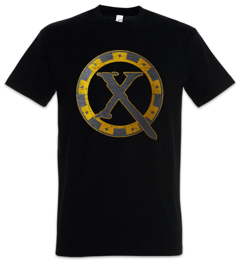 Urban Backwoods Print-Shirt Chakram X Herren T-Shirt In My Prime Cute Xena Kriegerin Lucy Warrior (1-tlg) Lawless Comic Look Spartakus