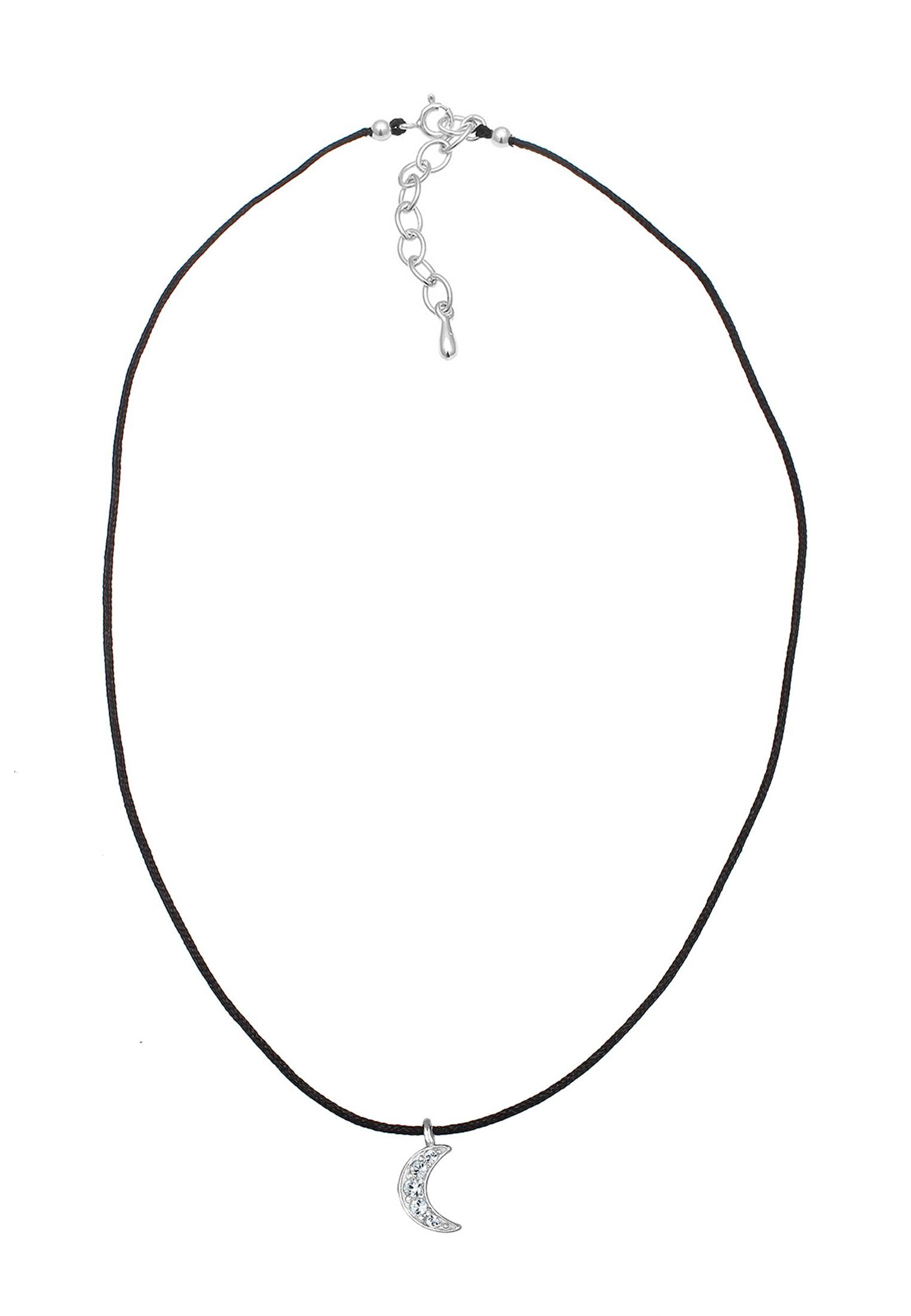 Elli Choker Choker Halbmond Kristalle Silber