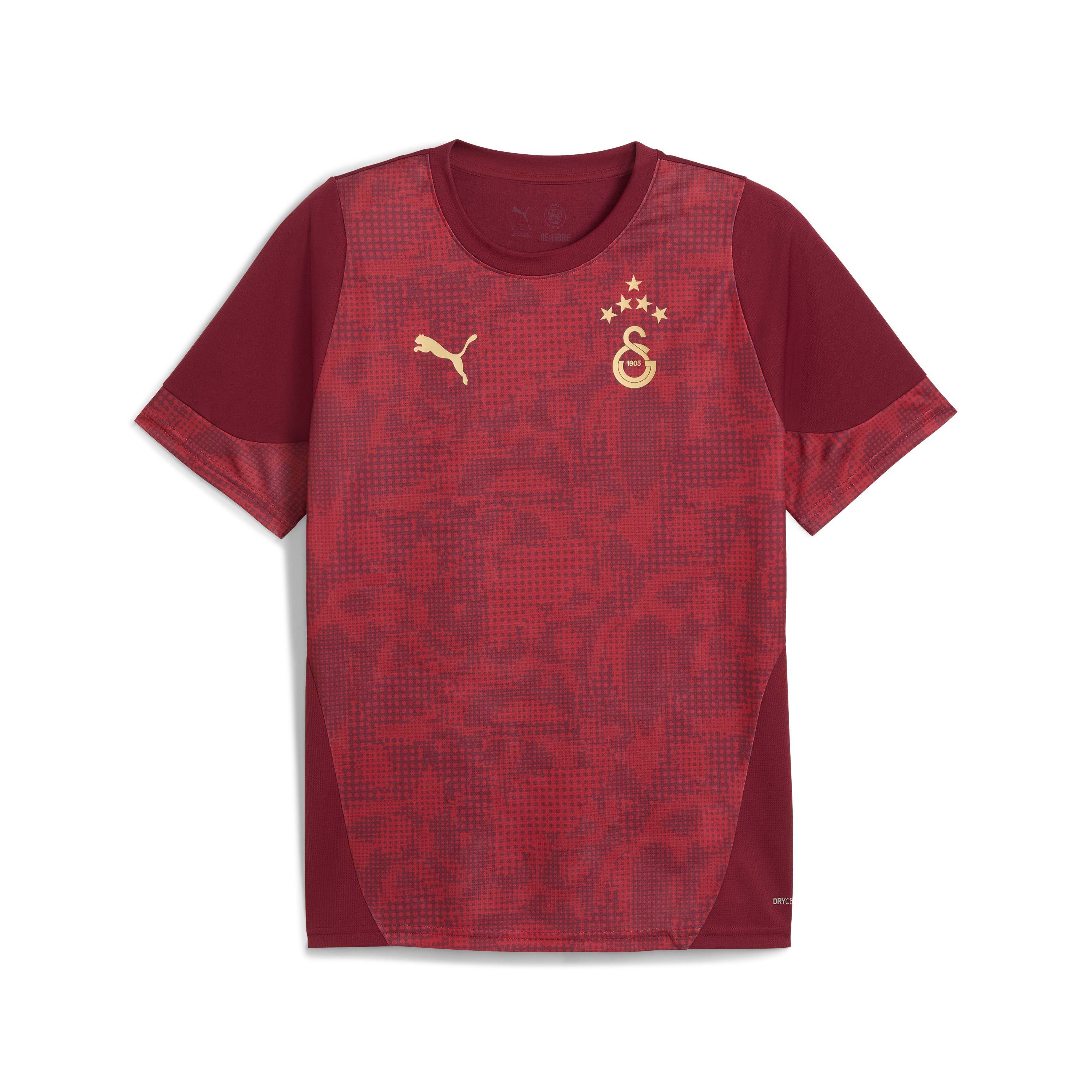PUMA Fußballtrikot GSK TRAINING JERSEY WITH STAR Slim Fit Passform, sportlicher Stil, Galatasaray Istanbul