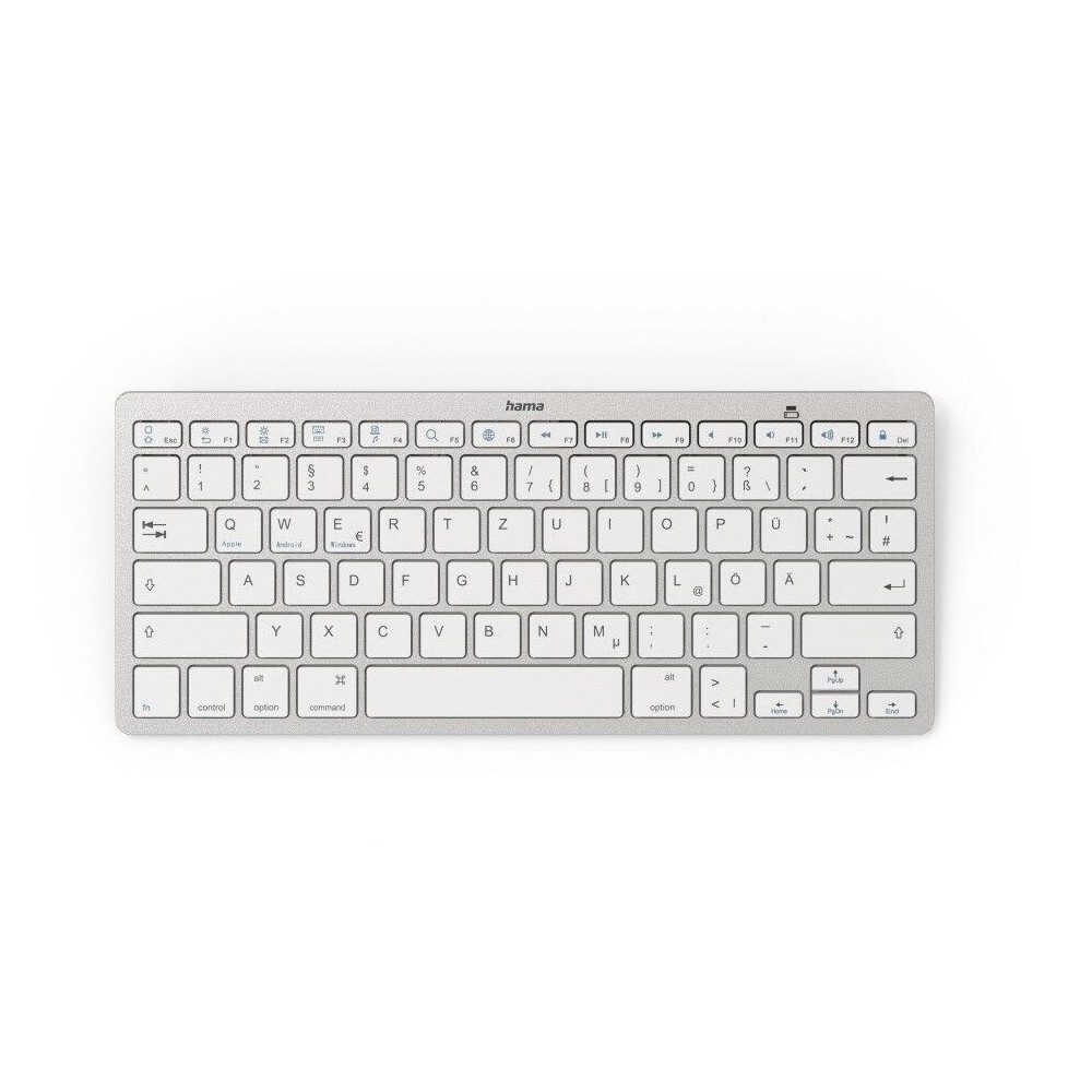 Hama Hama KEY4ALL X510 Bluetooth Tastatur kabellos. Wireless-Tastatur (78 Funktionstasten)