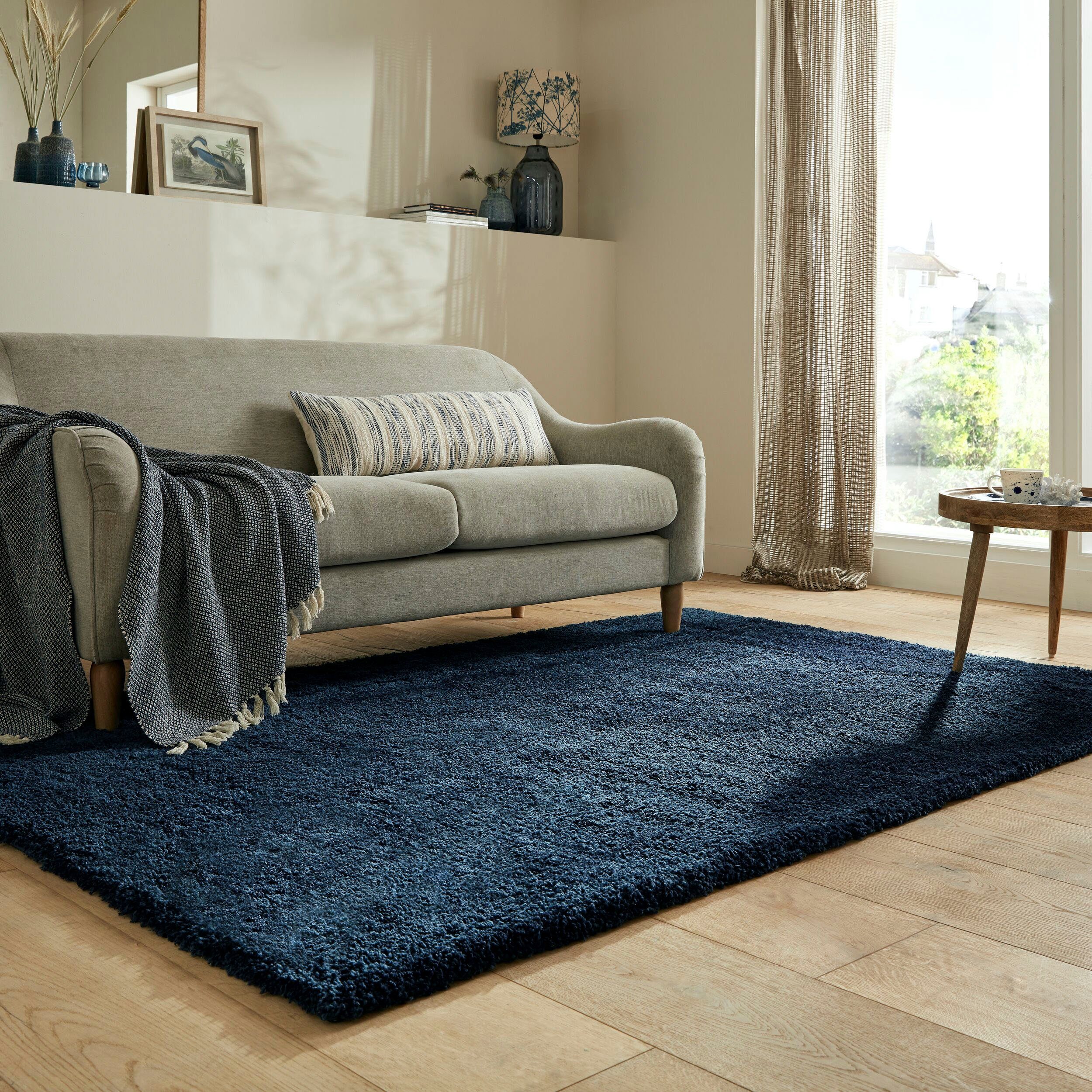 FLAIR RUGS Hochflor-Teppich »Feather«, rechteckig, 40 mm Höhe günstig online kaufen