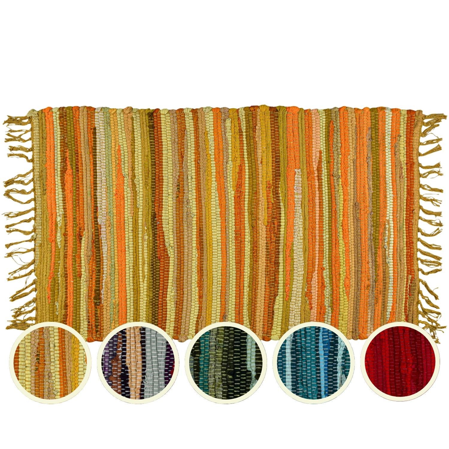 Marrakesch Orient & Mediterran Interior Badematte Callum Gelb Teppich 90×50 günstig online kaufen