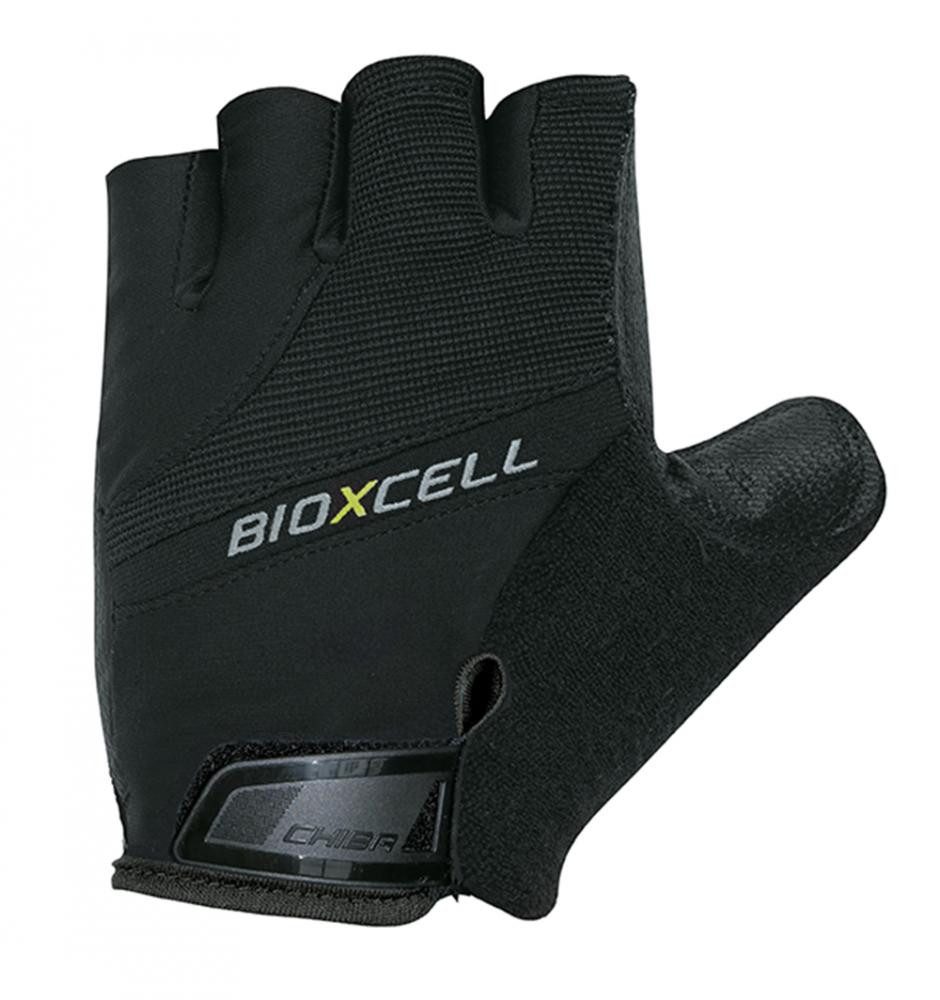 Fahrradhandschuhe CHIBA BioXCell - Radhandschuhe L schwarz mit BioXCell Gelpolsterung