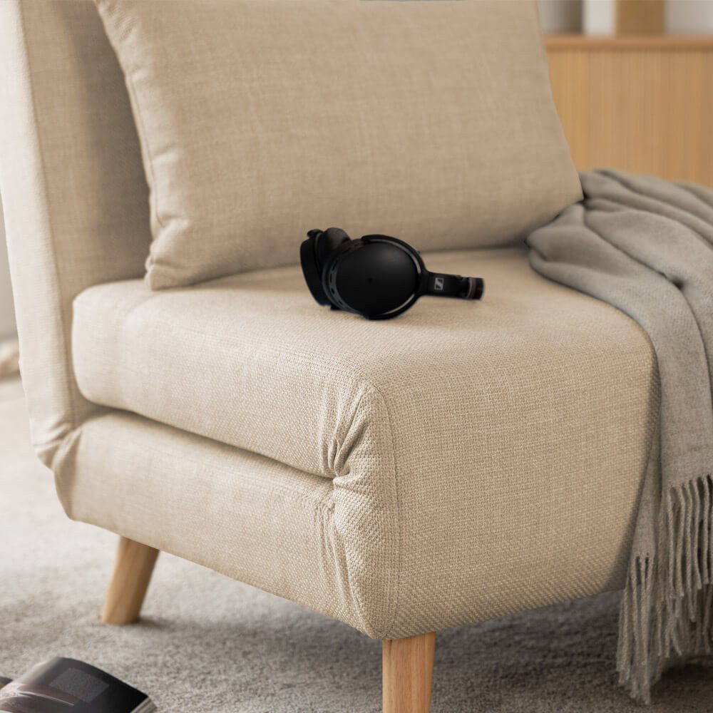 HOME DELUXE Sessel Schlafsessel SNOOZE 79 x 28 x 132 cm, Wandelbares 3-in-1-Design, Liegesessel, Relaxsessel – Bild 4 von 5