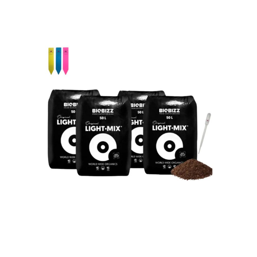 Biobizz Blumenerde Biobizz Light Mix, (4-St)