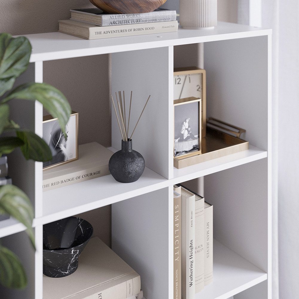 Vicco Raumteiler Nove, Weiß, 104 x 108 cm, Freistehend günstig online kaufen