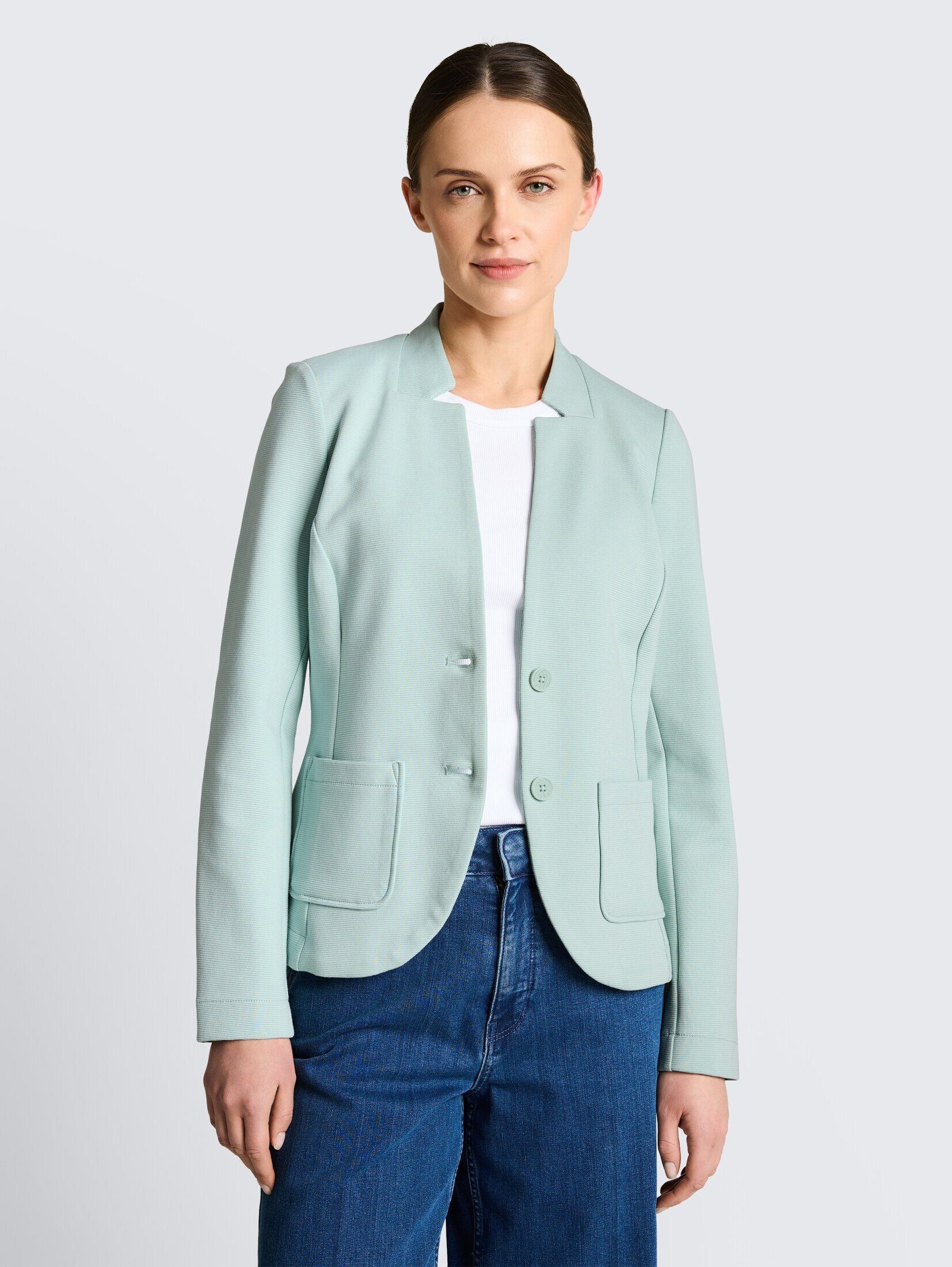 TOM TAILOR Jackenblazer Blazer Slim Fit Blazer mit Ottoman Struktur günstig online kaufen